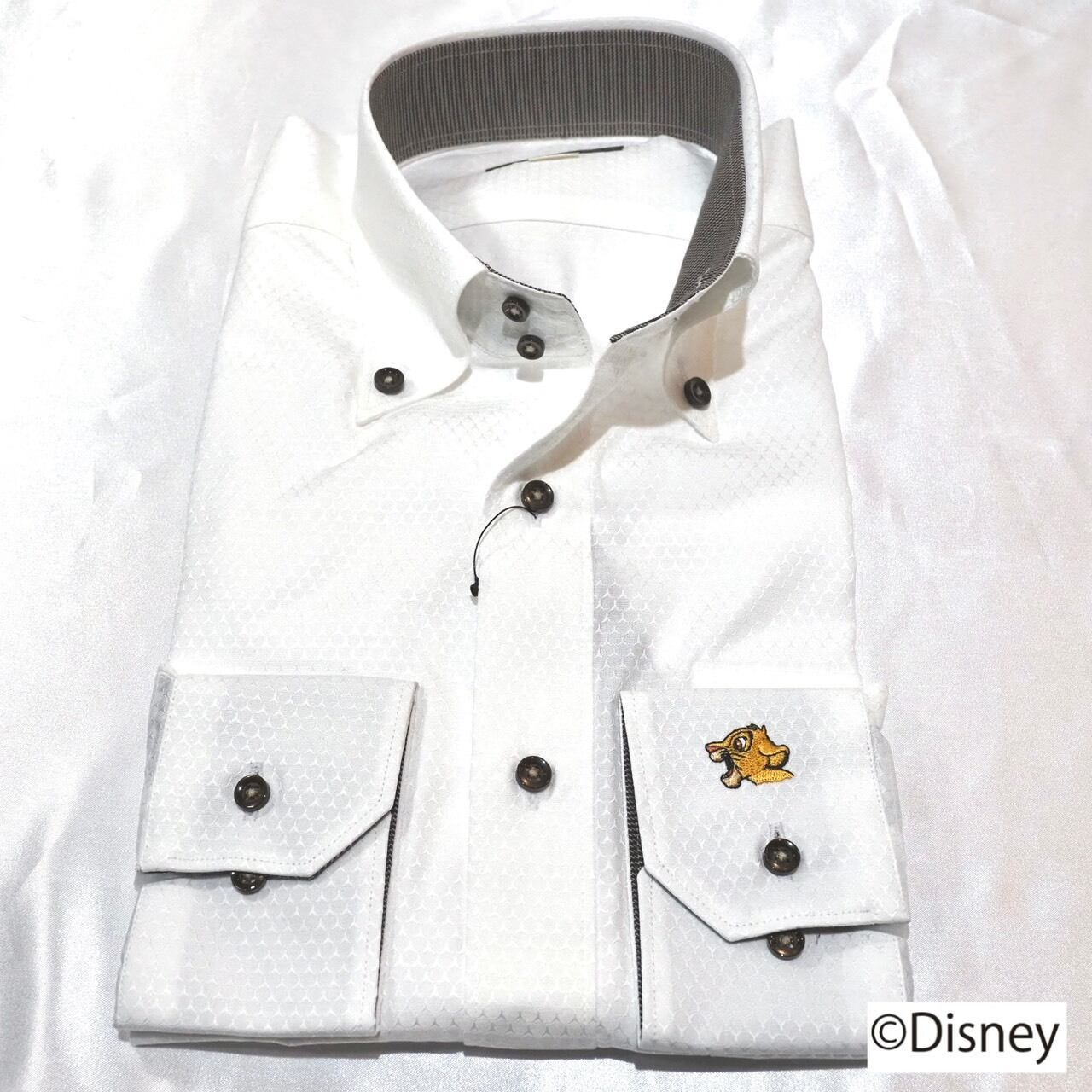 【Disney】ライオン・キング/刺繍ワイシャツ　【M】