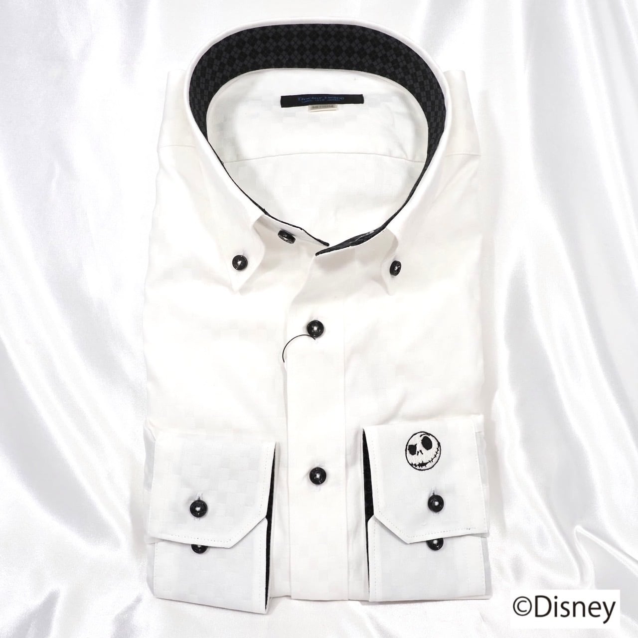 【Disney/ジャック・スケリントン】限定刺繍ワイシャツ　LLサイズ