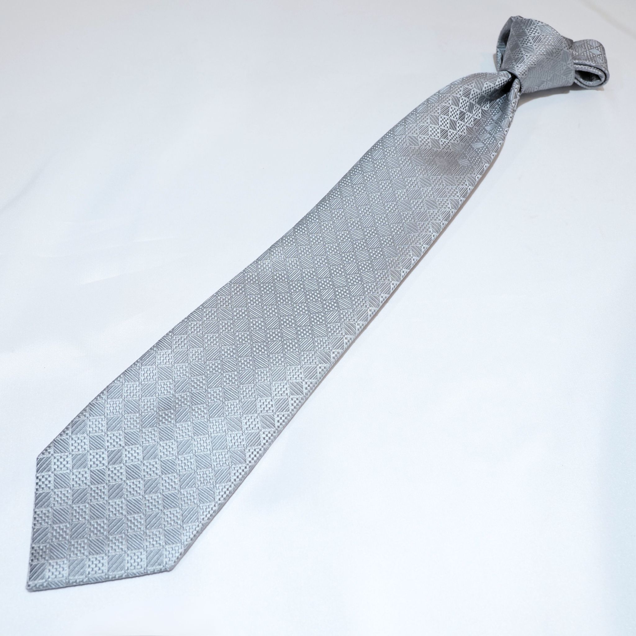 オリジナルソリッドタイ【シルバー】⑤