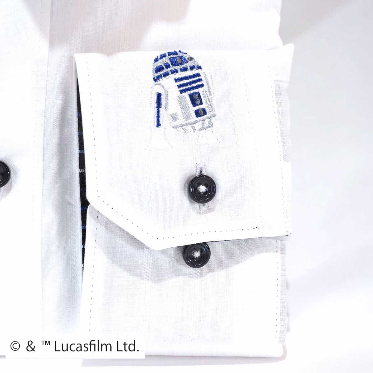 【STAR WARS / R2-D2】長袖ワイシャツMサイズ