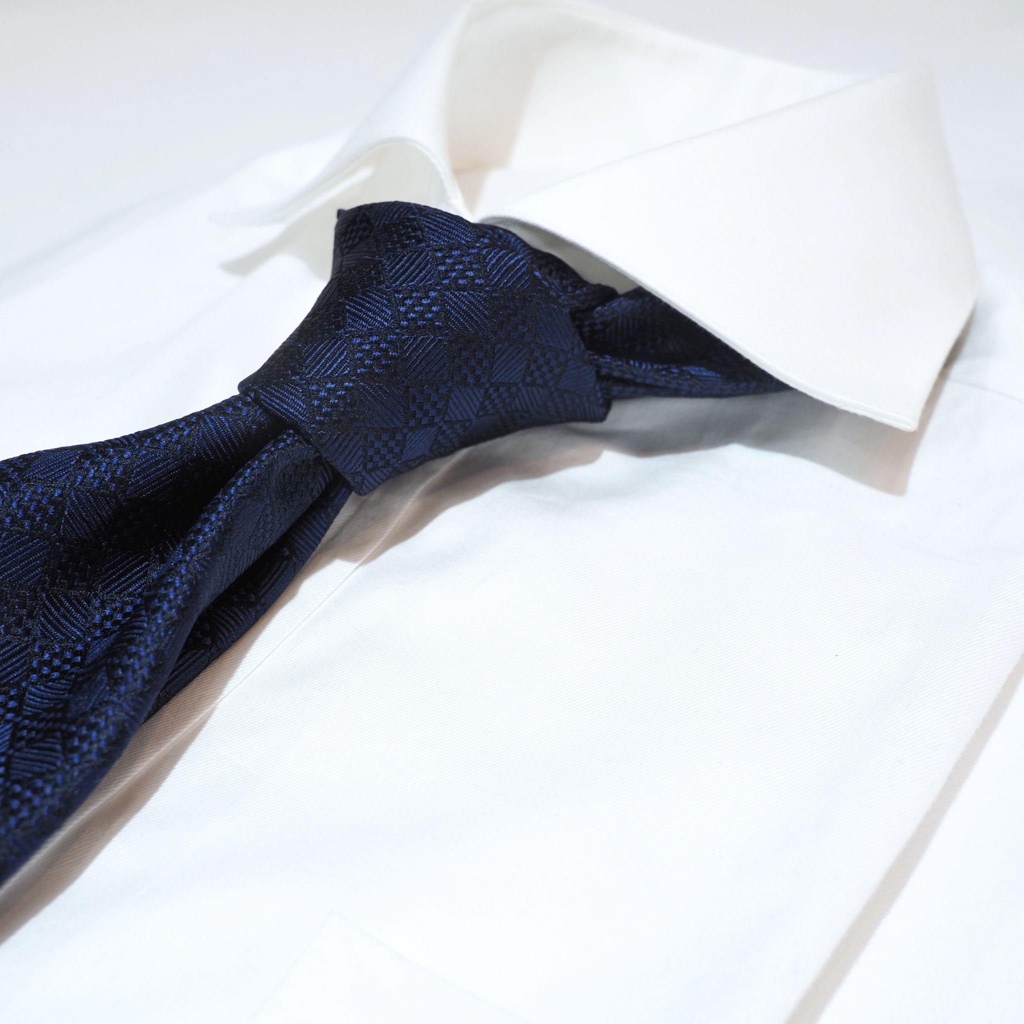 オリジナルソリッドタイ【紺】④