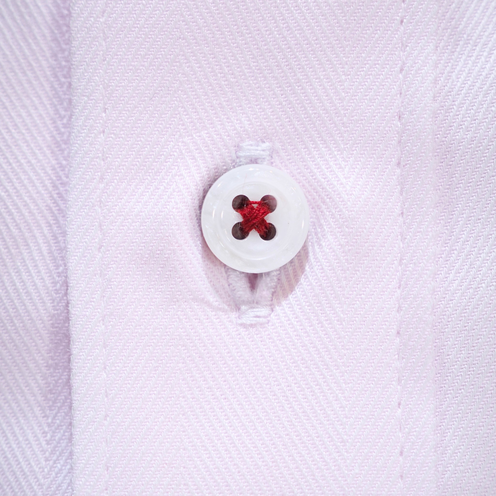 【Disney／ミッキー】刺繍ワイシャツ Mサイズ