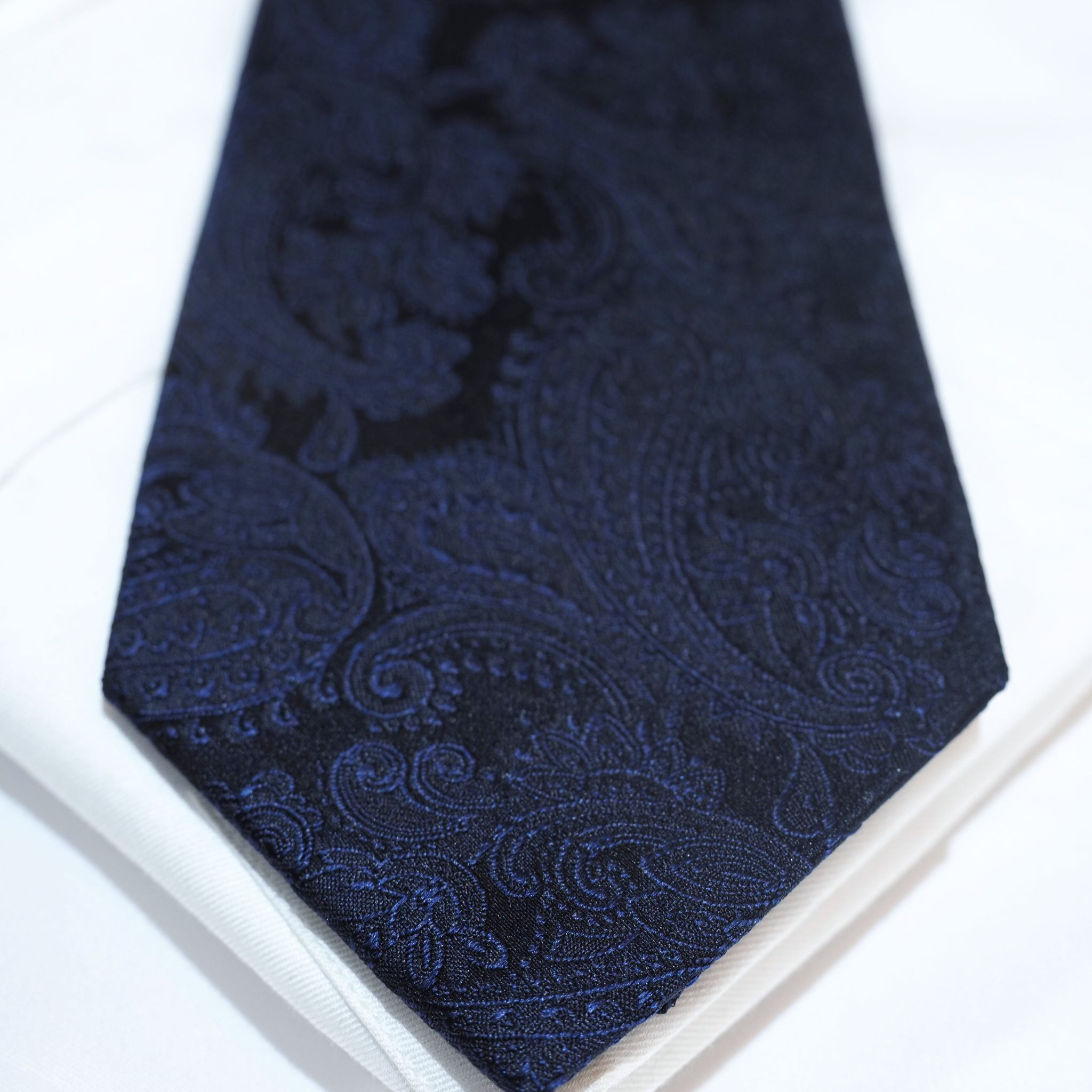 オリジナルソリッドタイ【紺】⑧