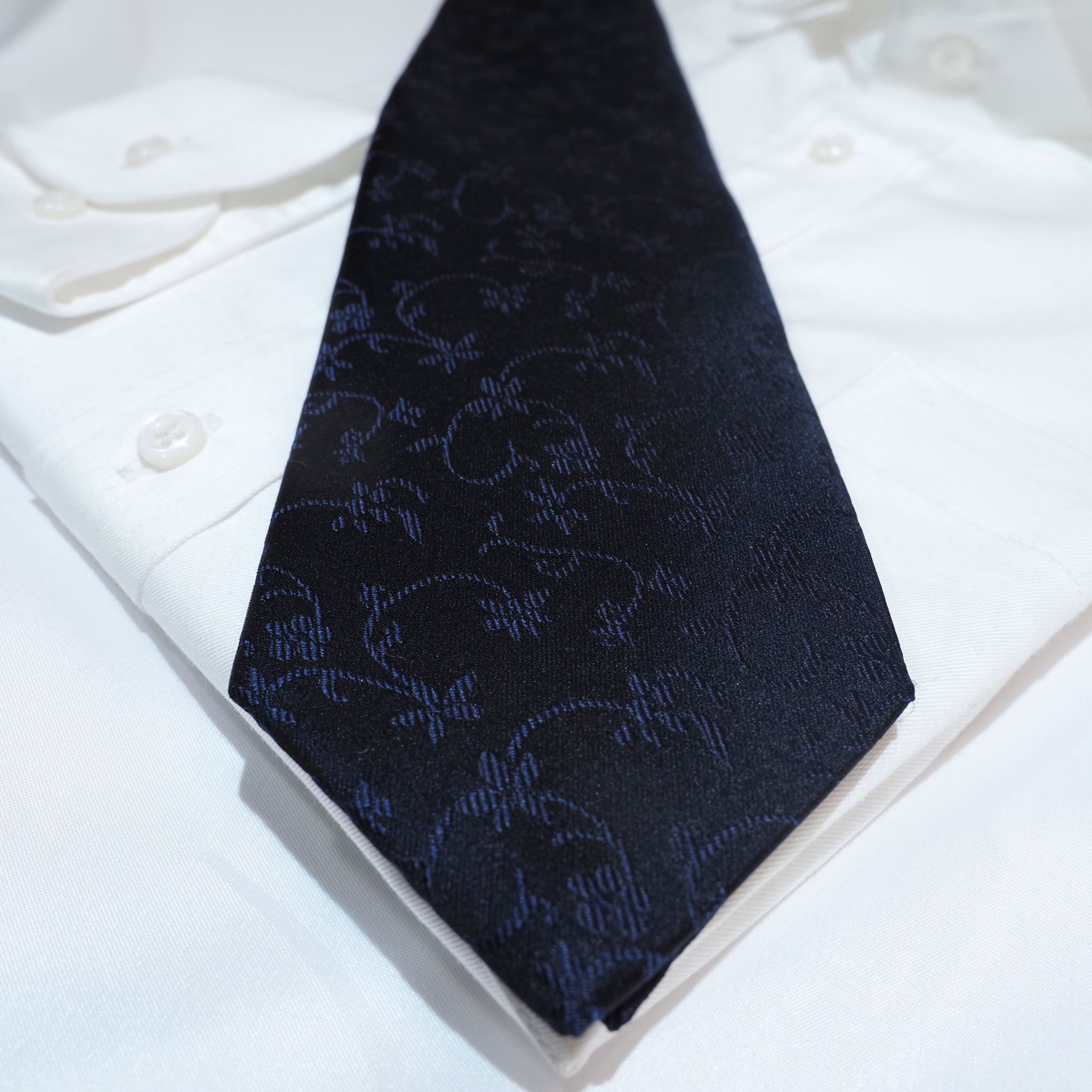 オリジナルソリッドタイ【紺】⑦