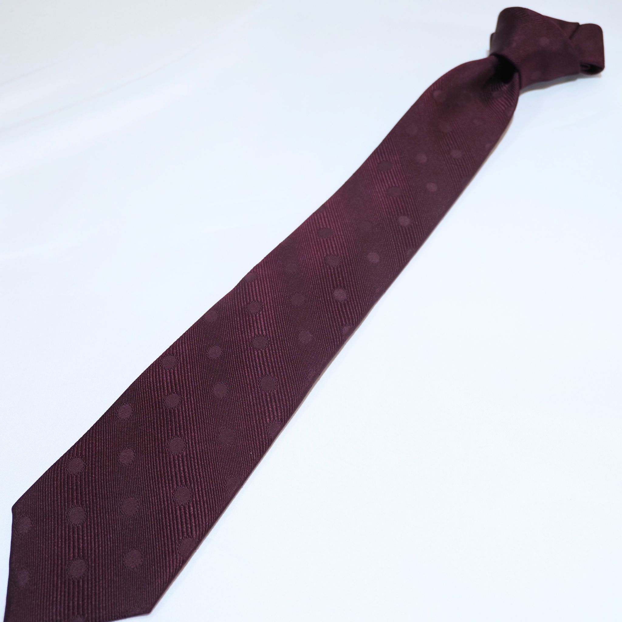 オリジナルソリッドタイ【エンジ】⑤