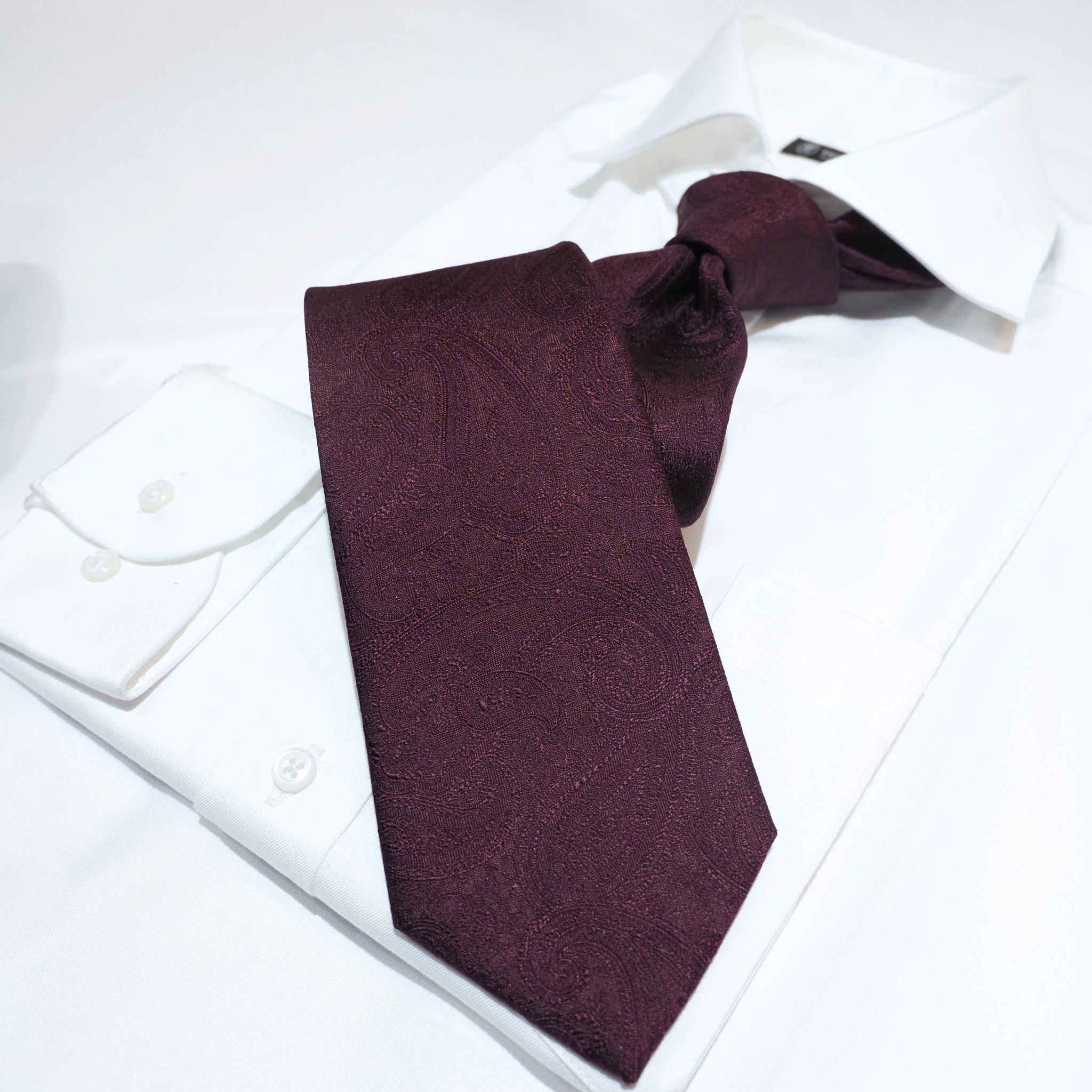 オリジナルソリッドタイ【エンジ】③