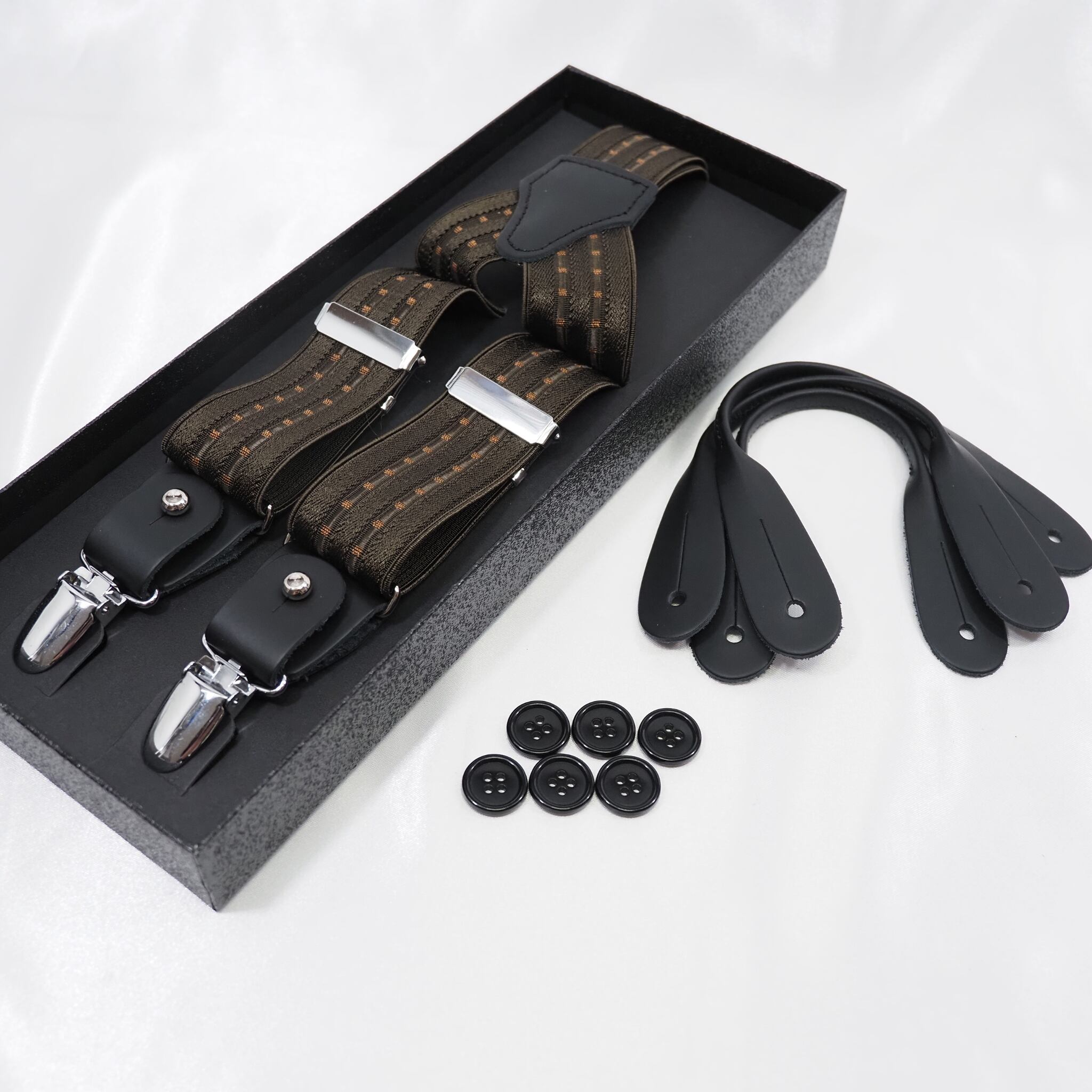 サスペンダー【ブラウン】