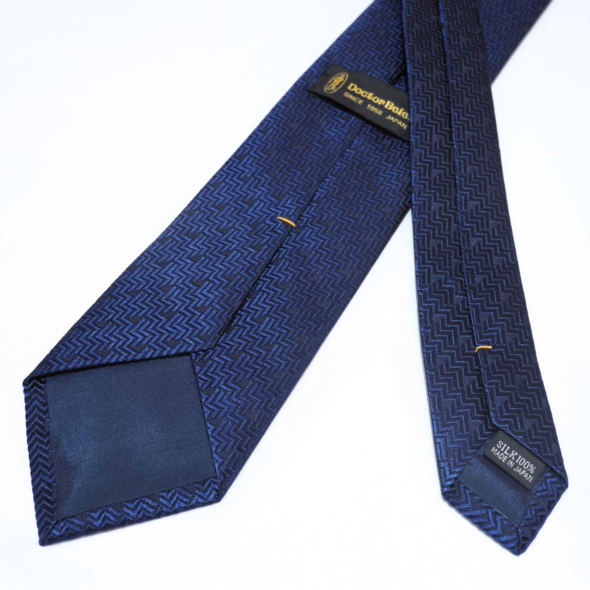 オリジナルソリッドタイ【紺】②