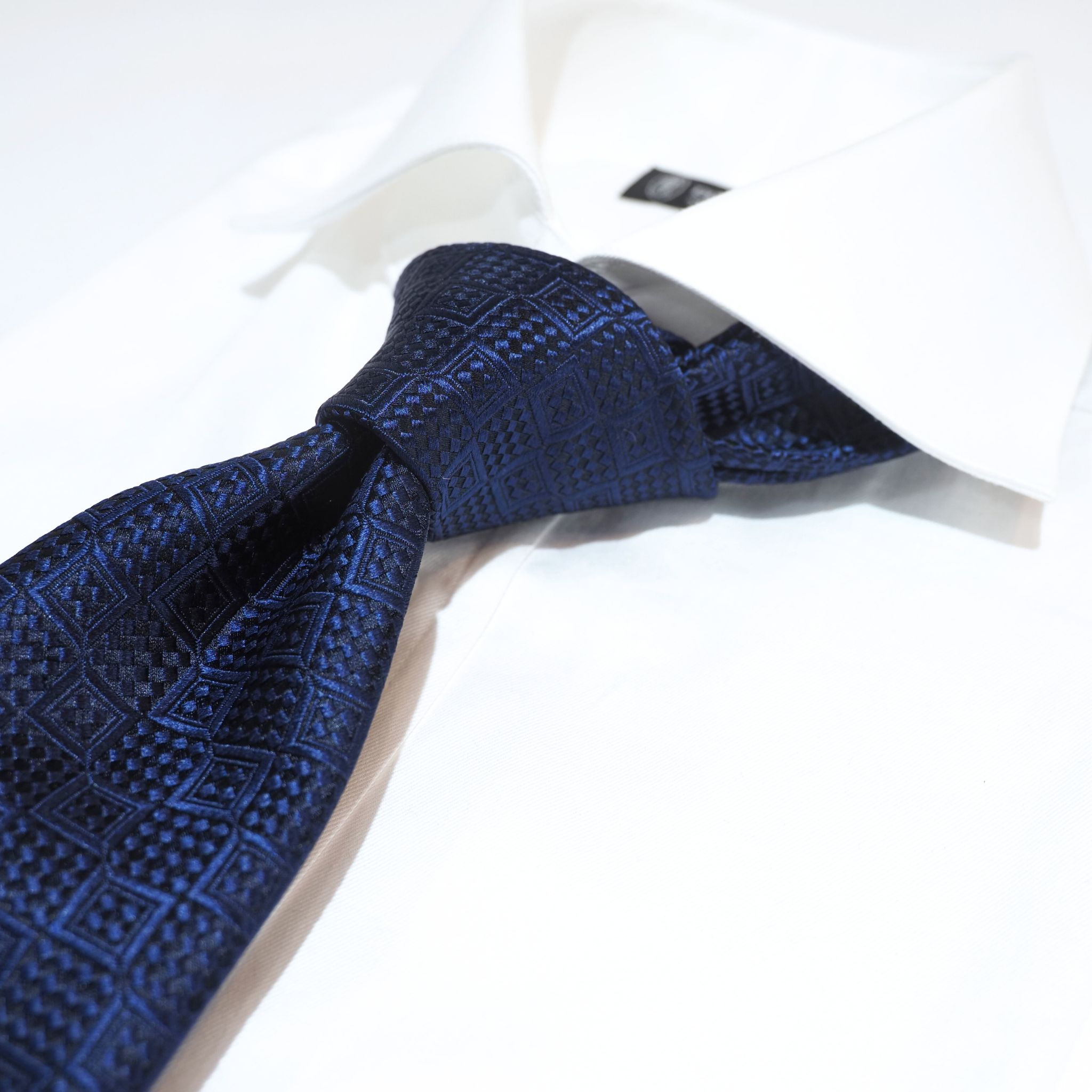 オリジナルソリッドタイ【紺】⑤