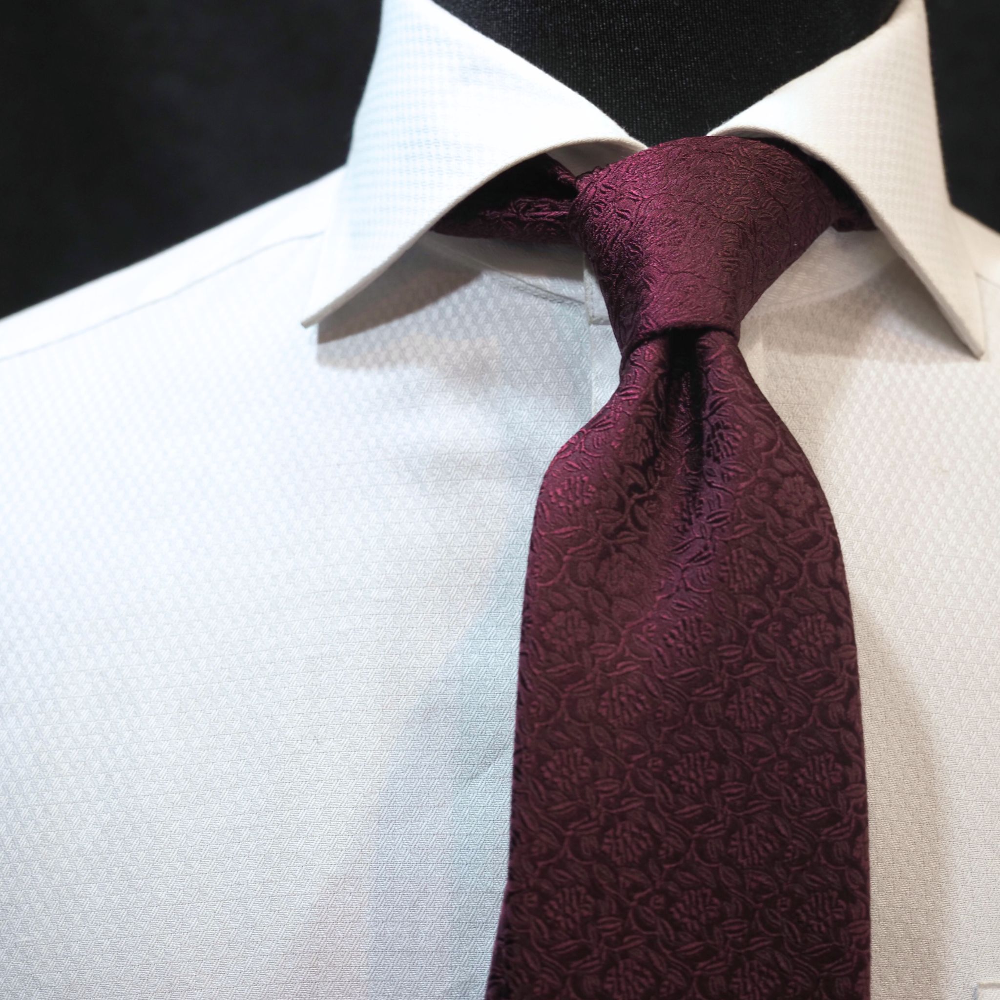 オリジナルソリッドタイ【エンジ】④