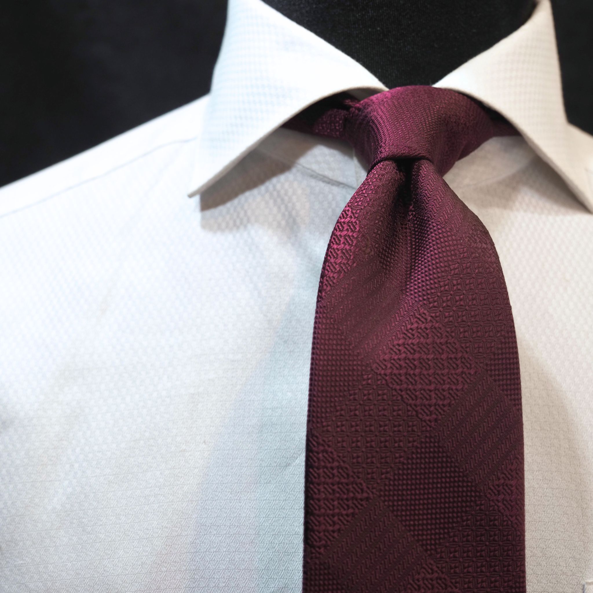 オリジナルソリッドタイ【エンジ】②