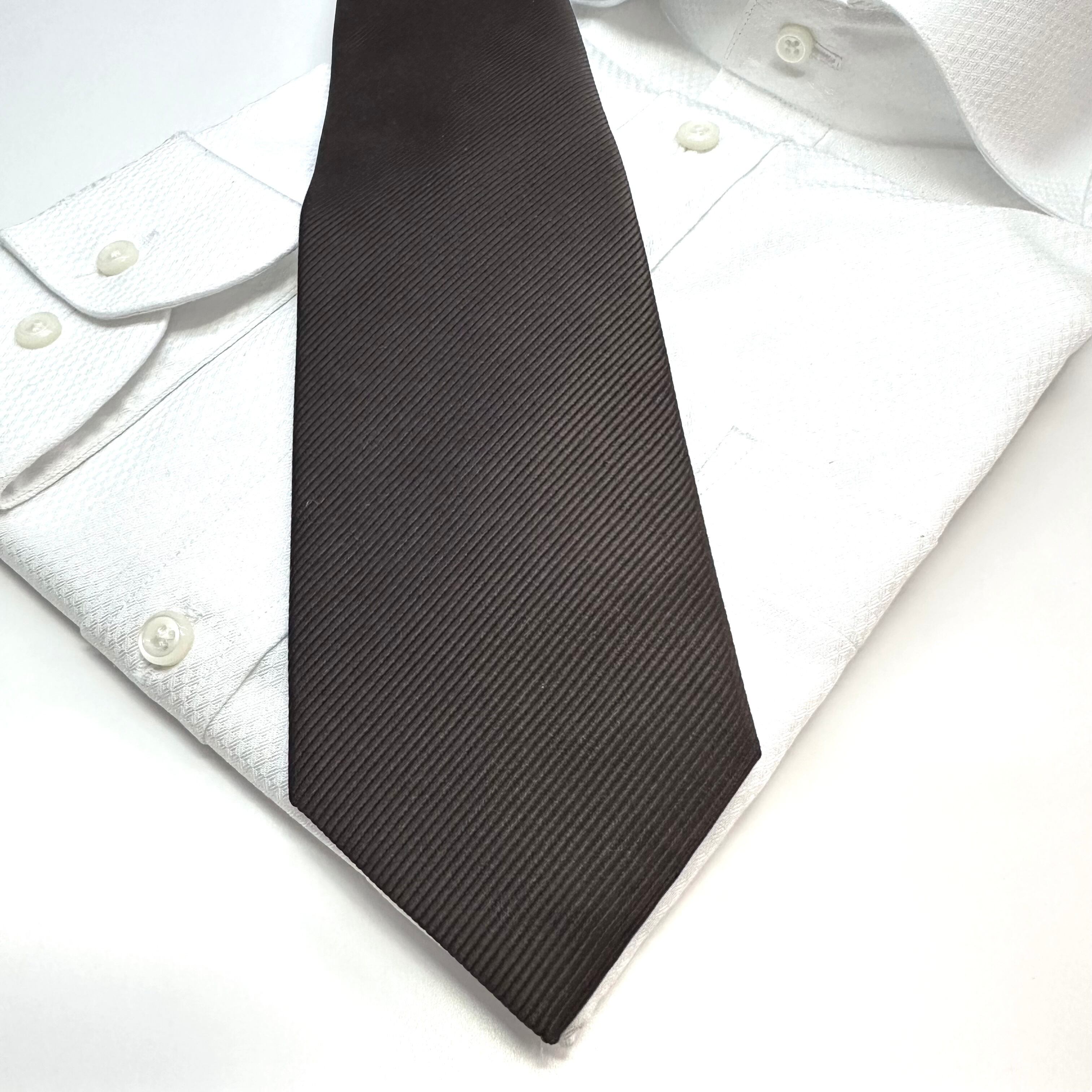 ソリッドタイ【ダークブラウン】