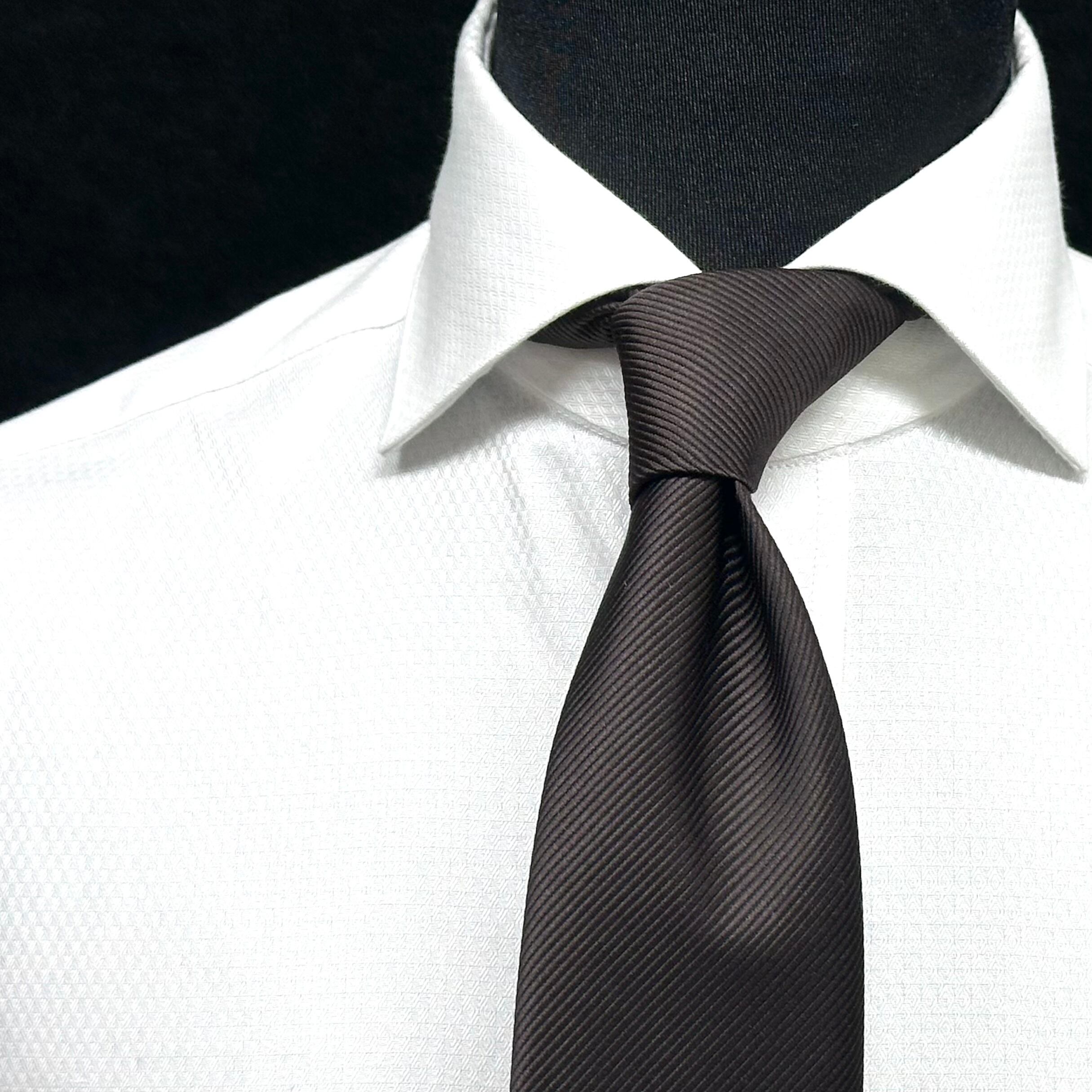 ソリッドタイ【ダークブラウン】