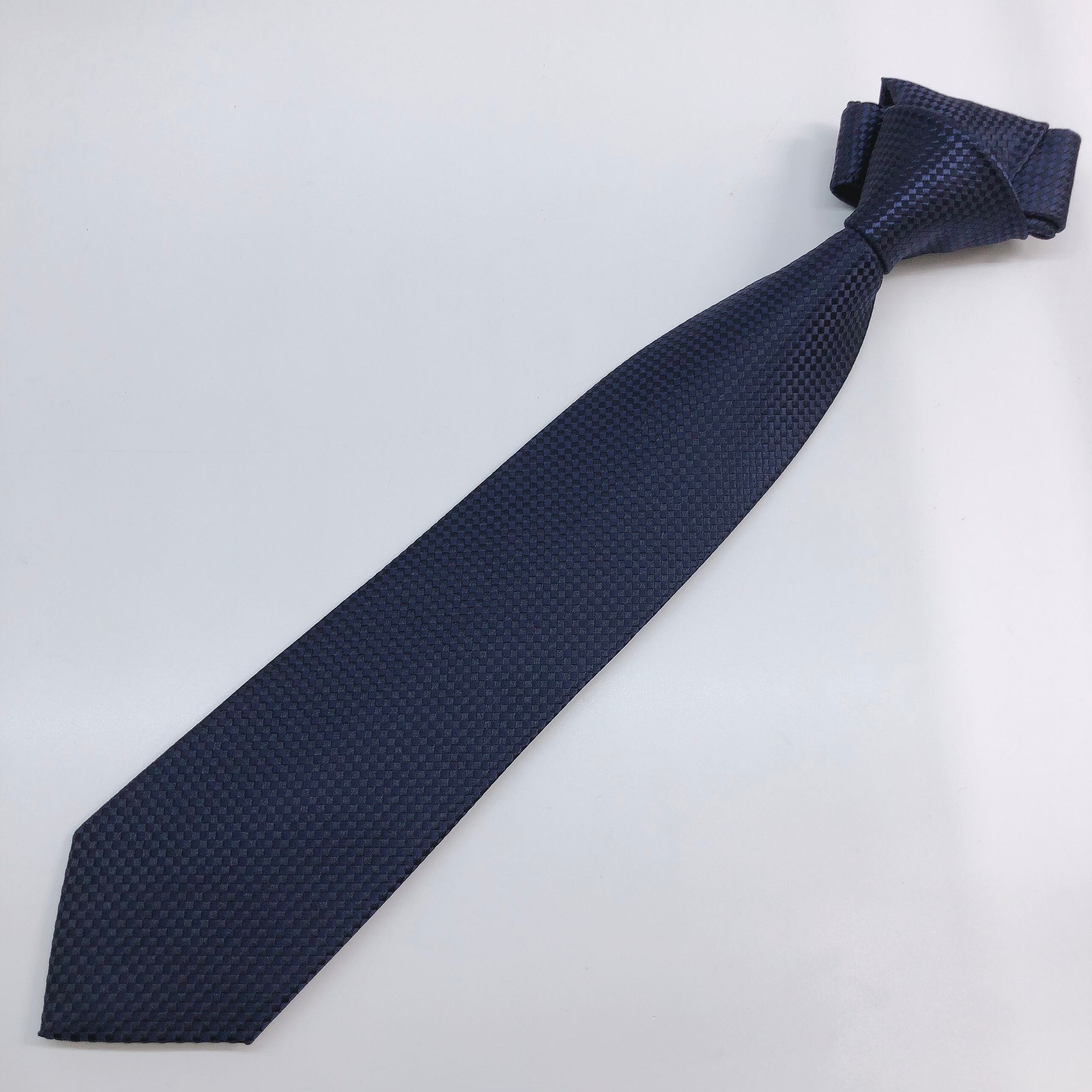 ソリッドタイ【紺】