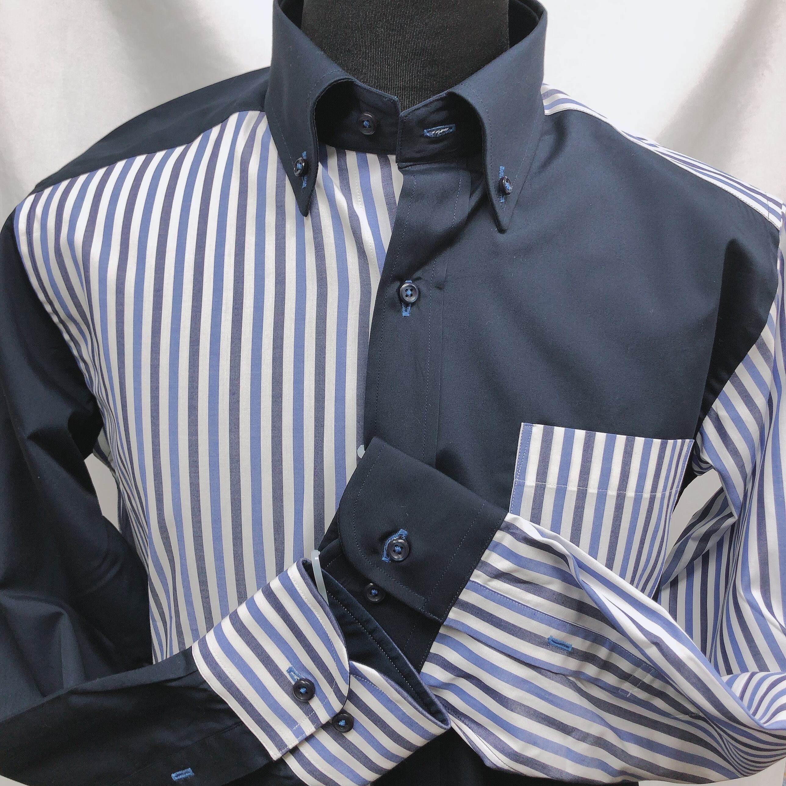 長袖クレイジーシャツ【M】3357