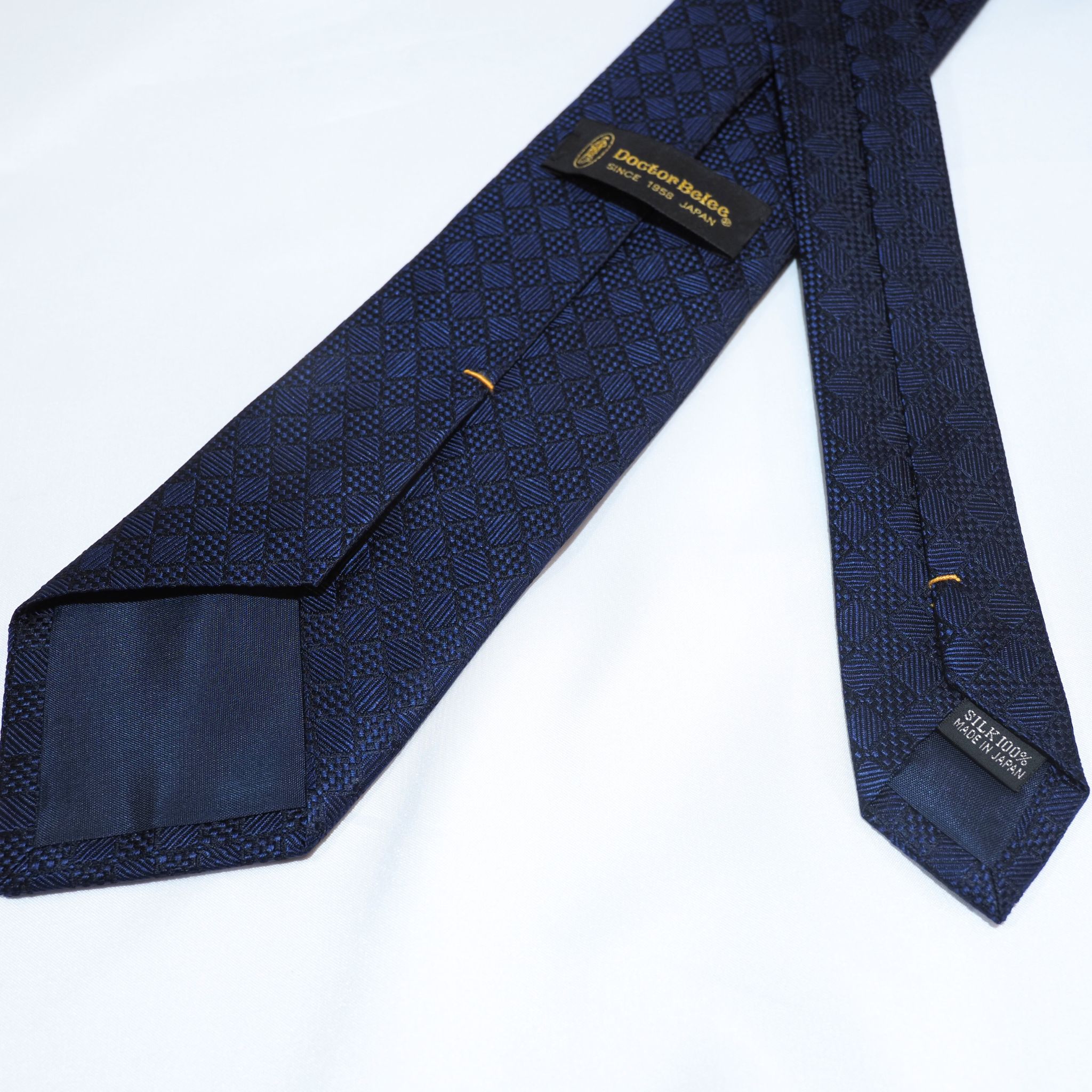 オリジナルソリッドタイ【紺】④