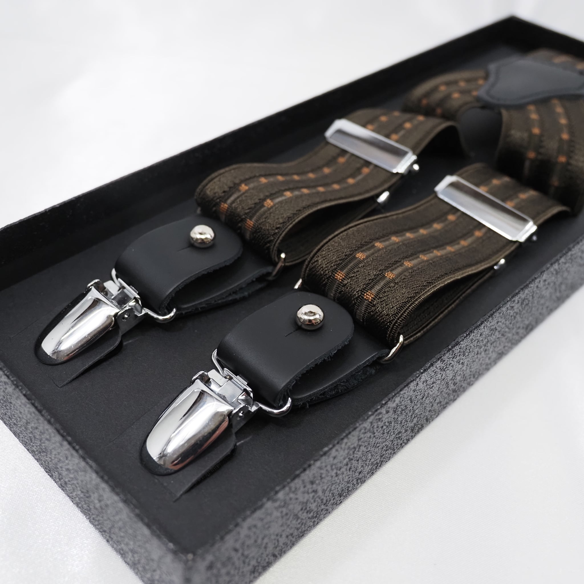 サスペンダー【ブラウン】