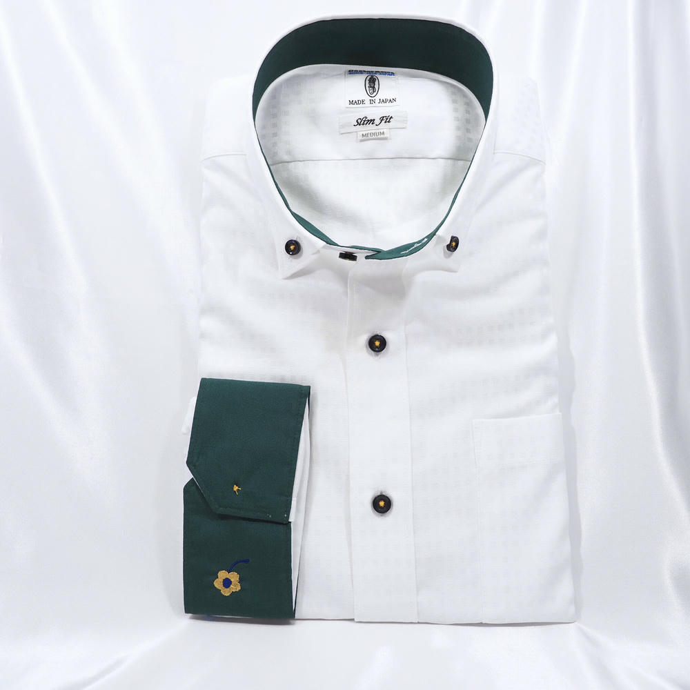 【七分袖 Mスリム】323802-1