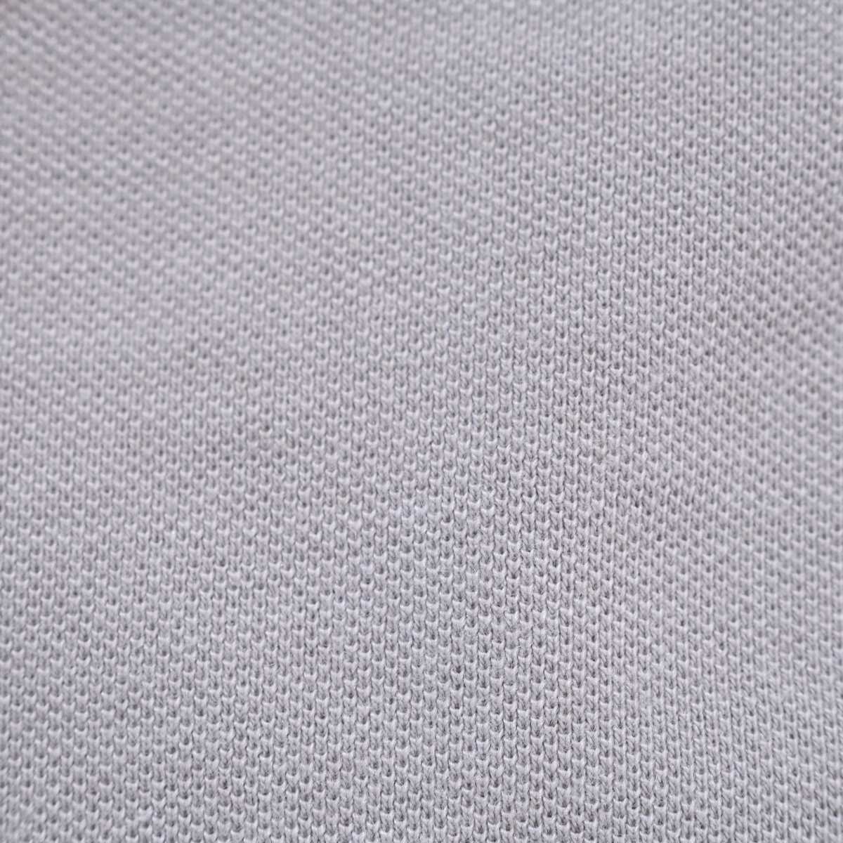 【半袖 LL】ニットポロシャツ　N326112-1   ライトグレー