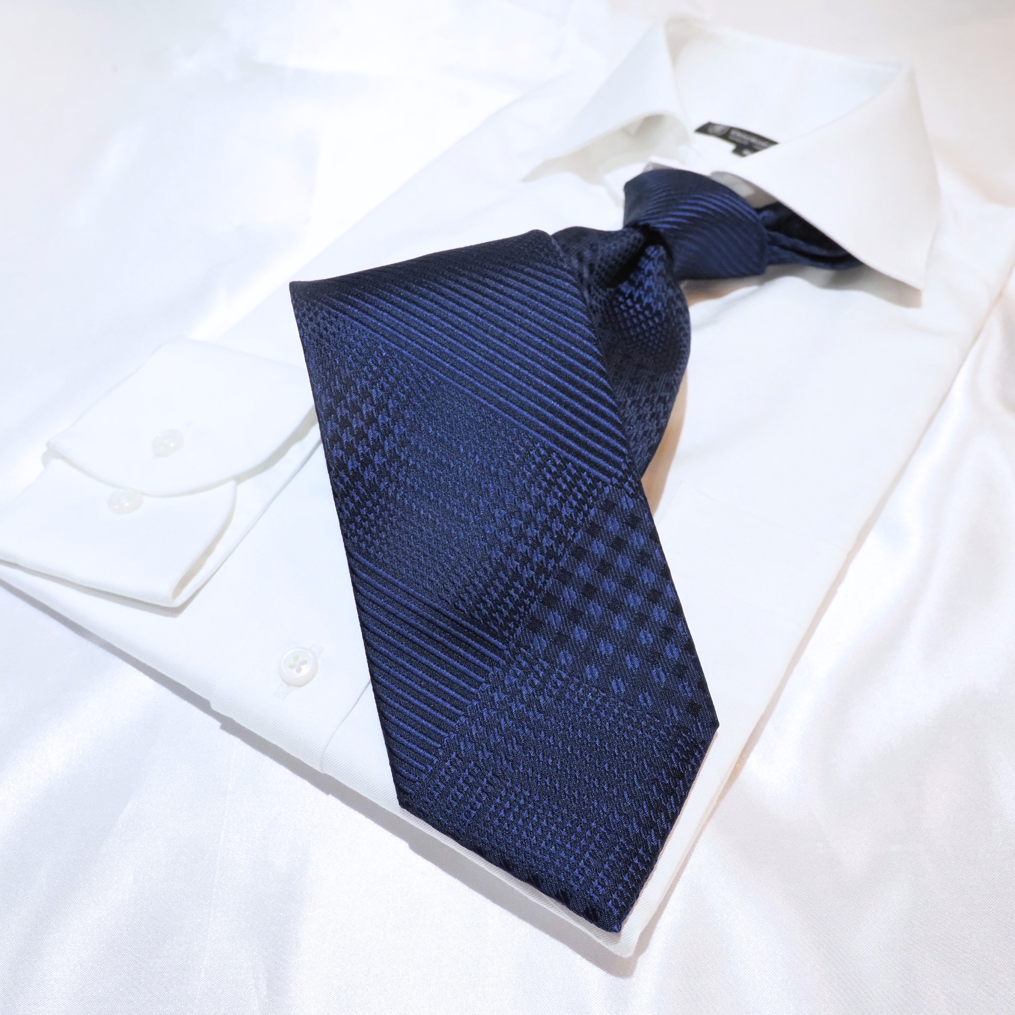 オリジナルソリッドタイ【紺】