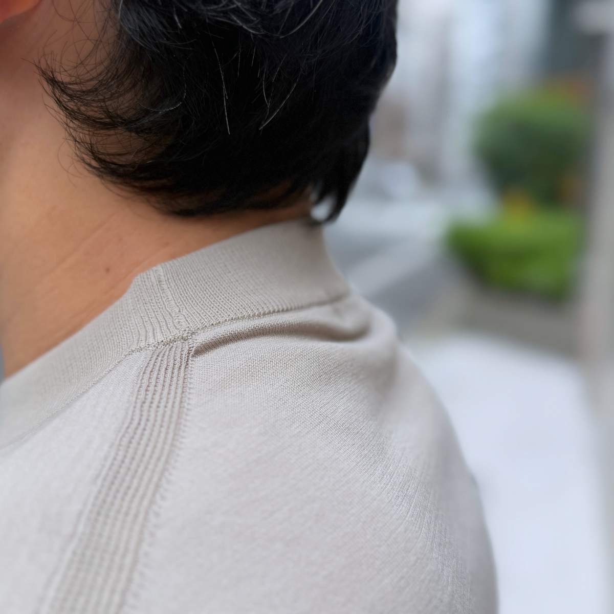 【半袖サマーニット クルーネック L】 KN6102-26DB-3