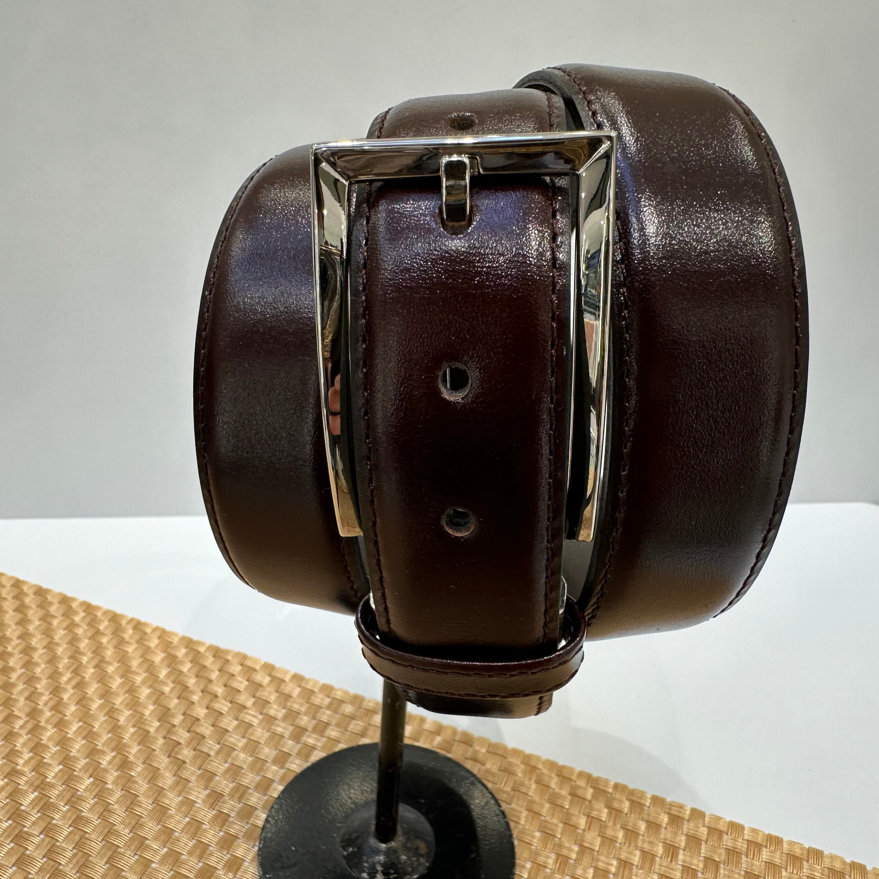 国産本革ベルト【濃茶】