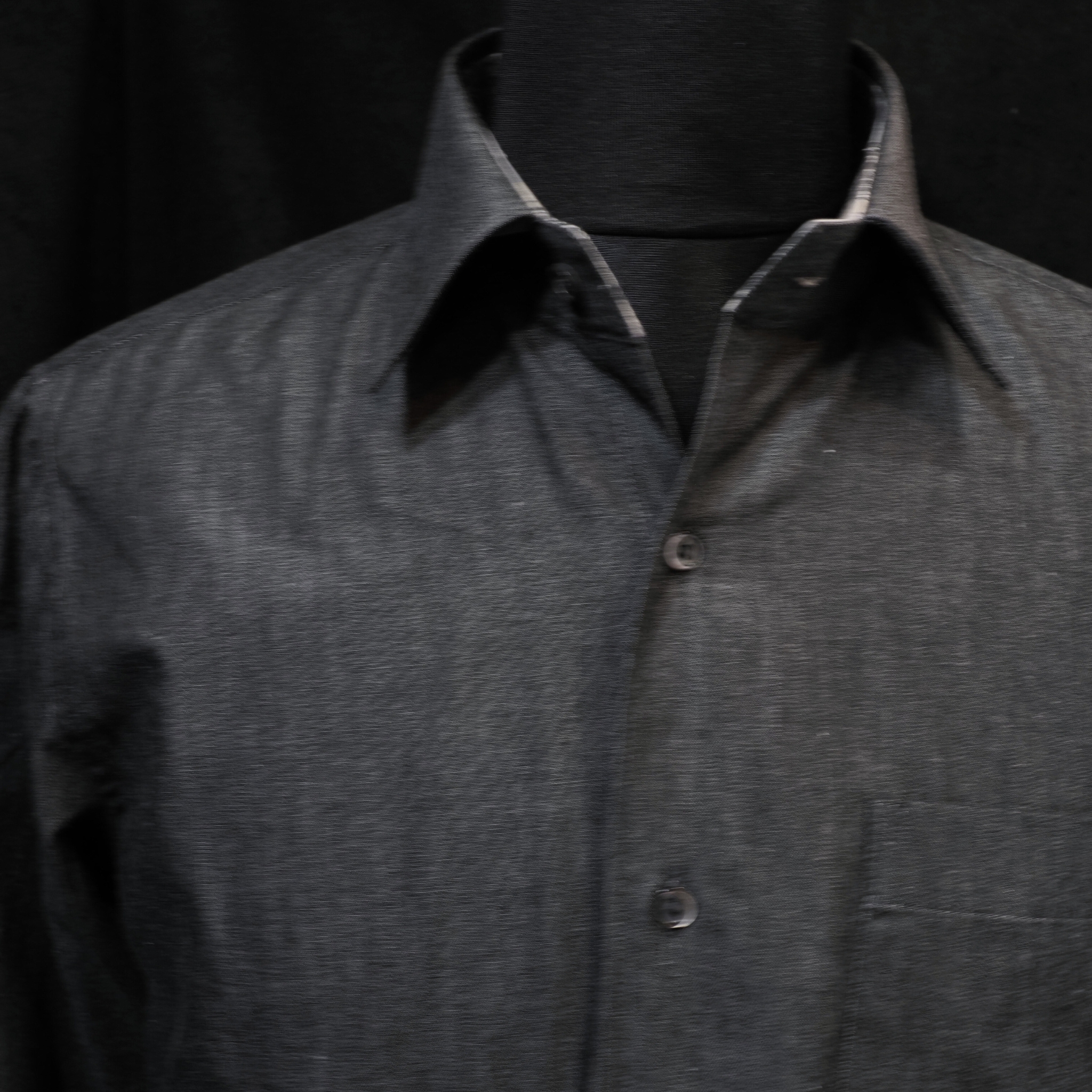 【シャンブレー 3L】ビジネスカジュアルシャツ長袖 N326101-3