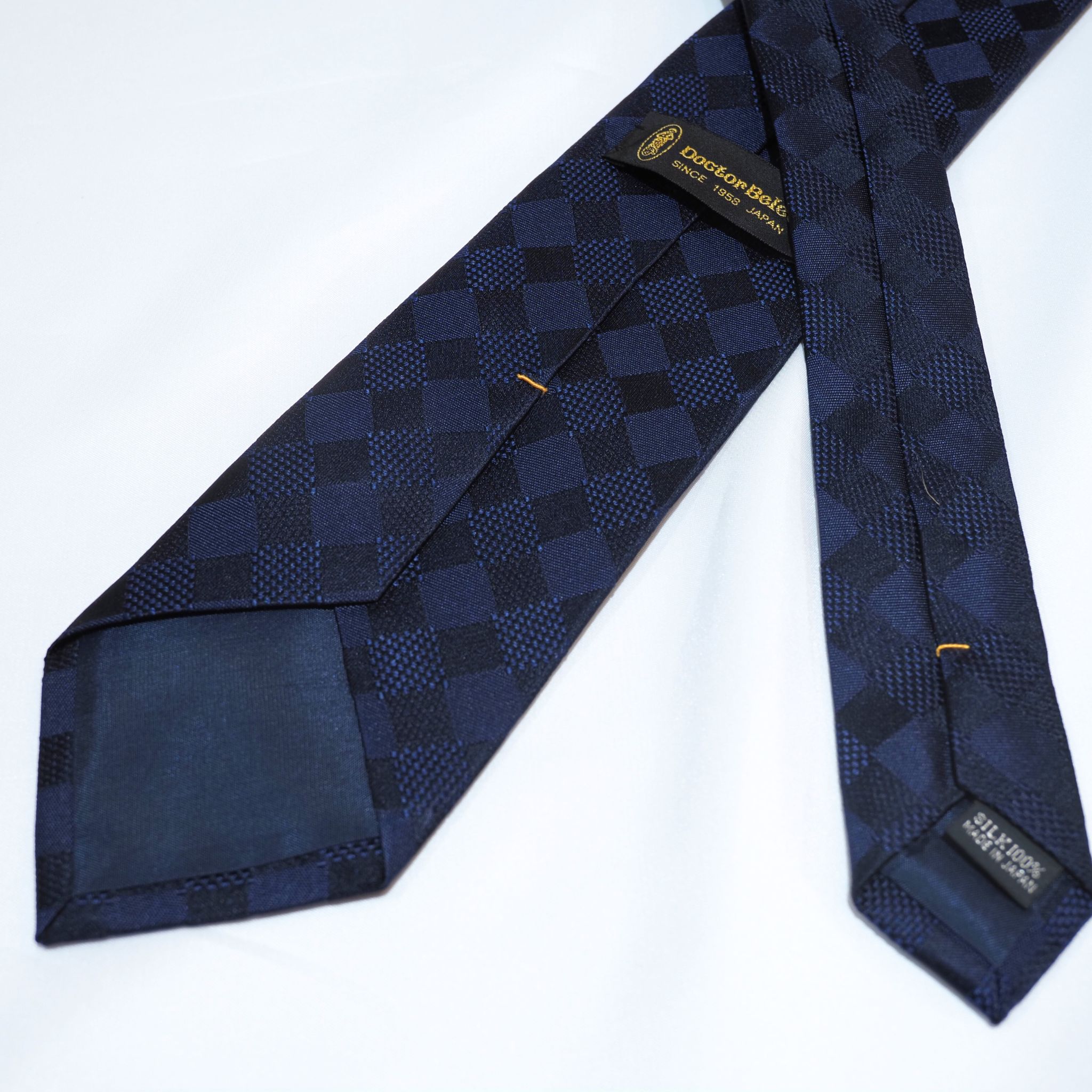 オリジナルソリッドタイ【紺】③