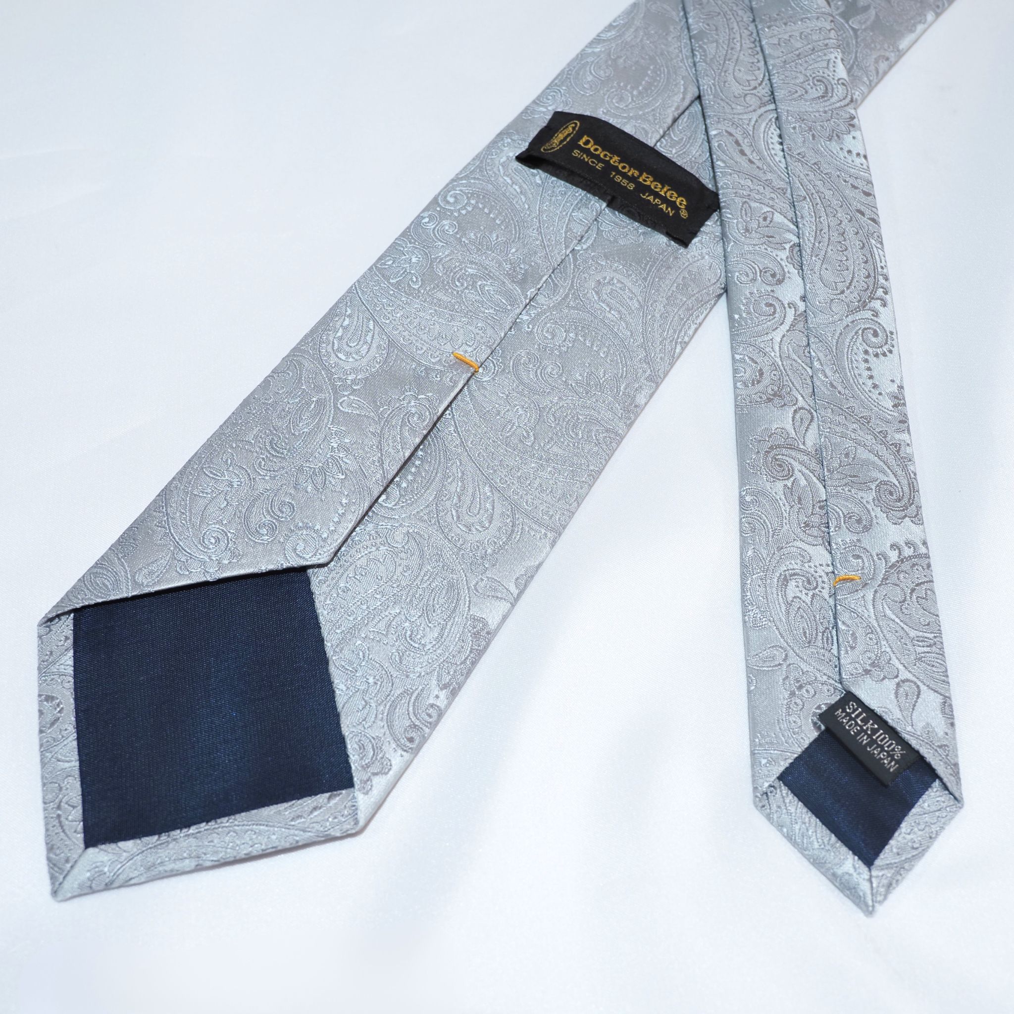 オリジナルソリッドタイ【シルバー】③