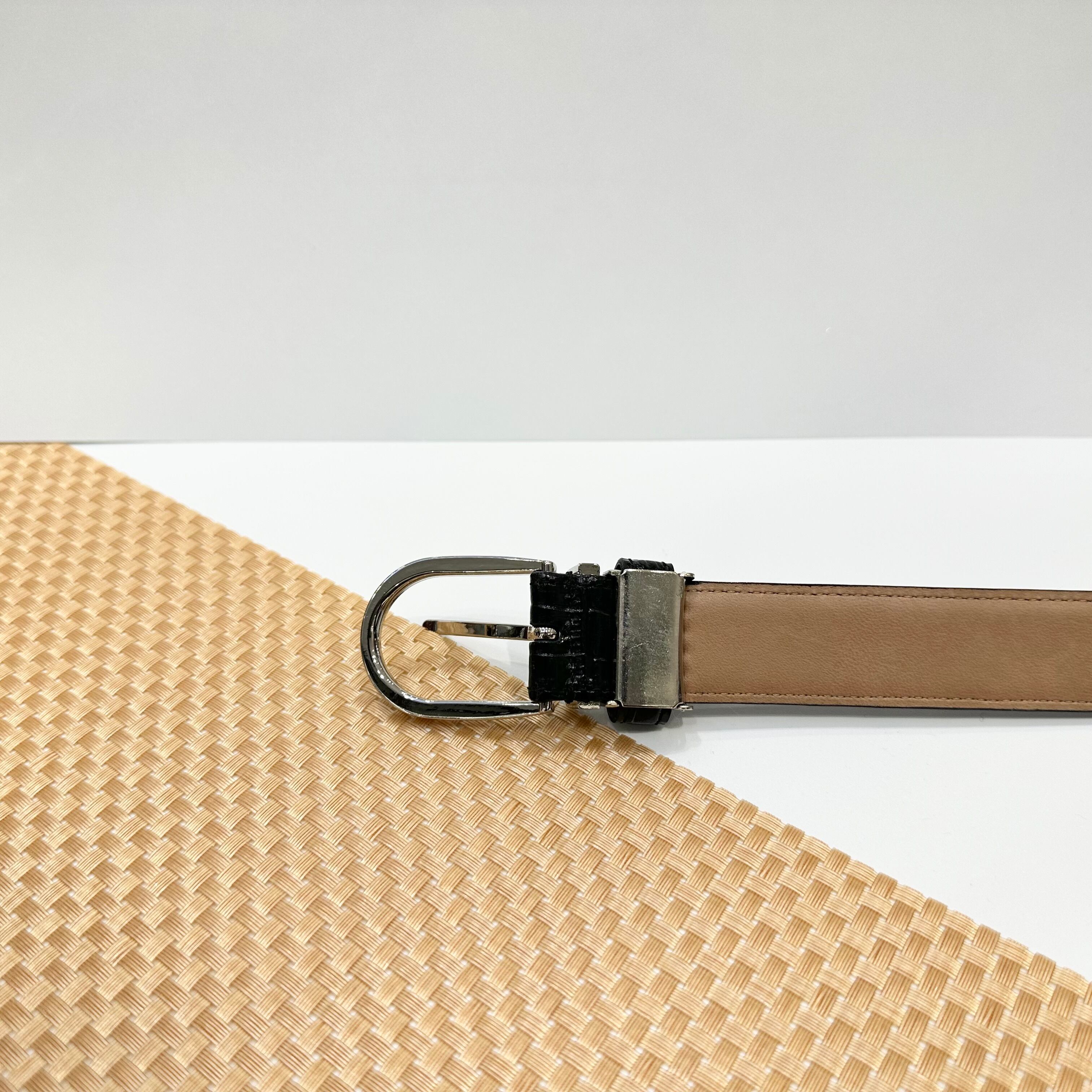 国産本革ベルト【黒】