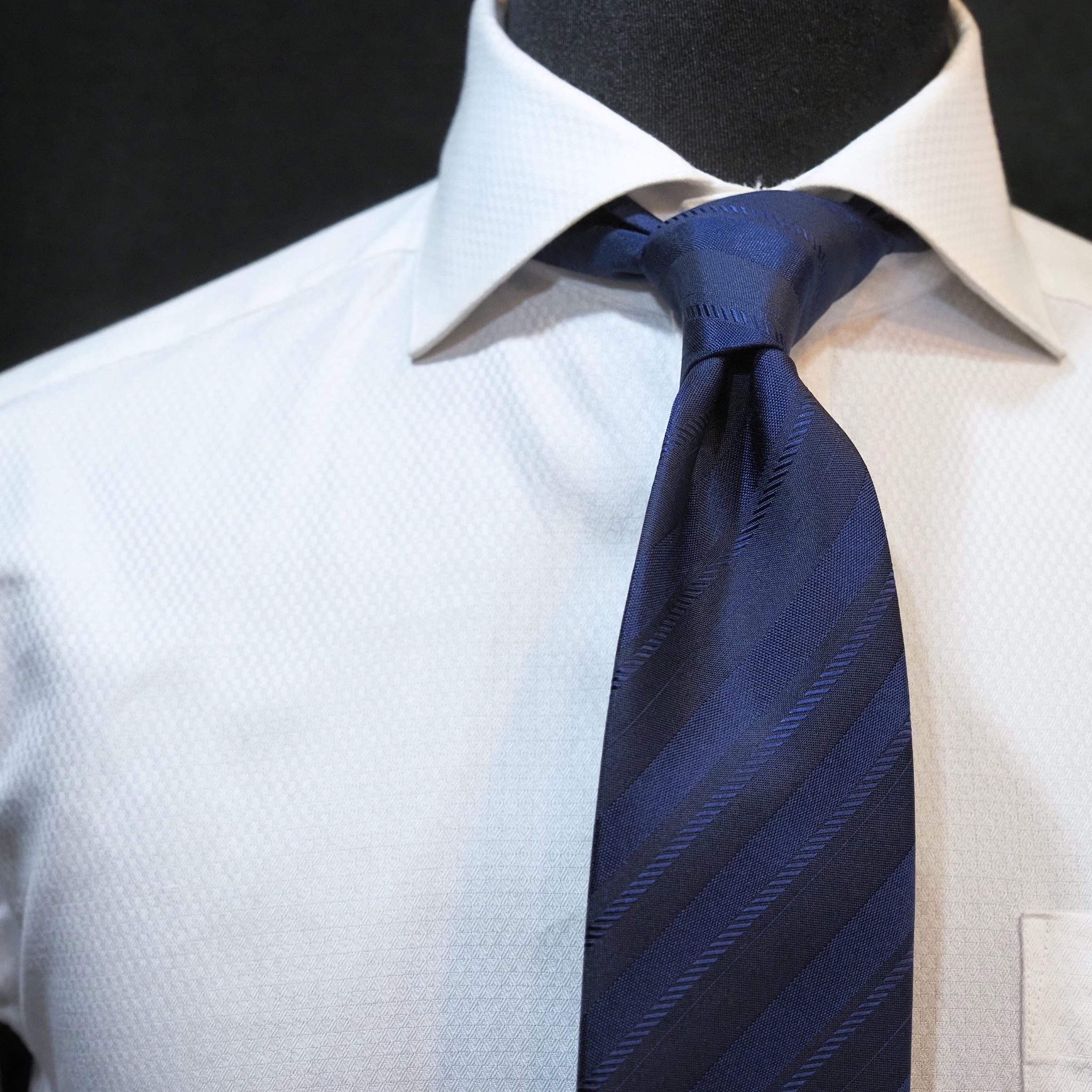 オリジナルソリッドタイ【紺】⑪