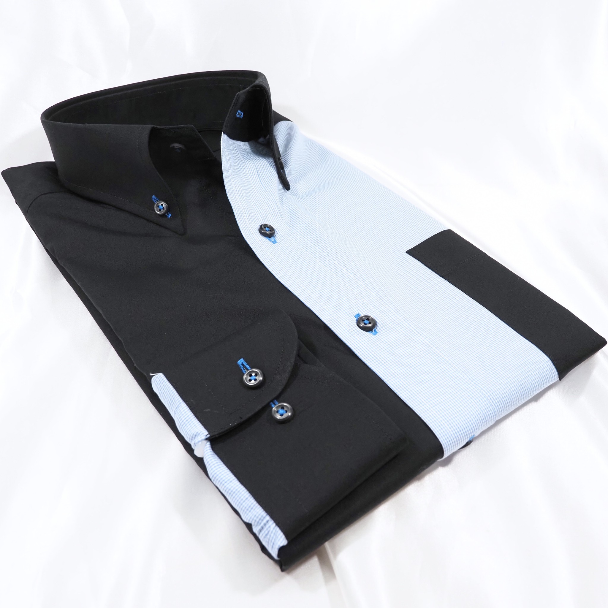 長袖クレイジーシャツ【L】3416