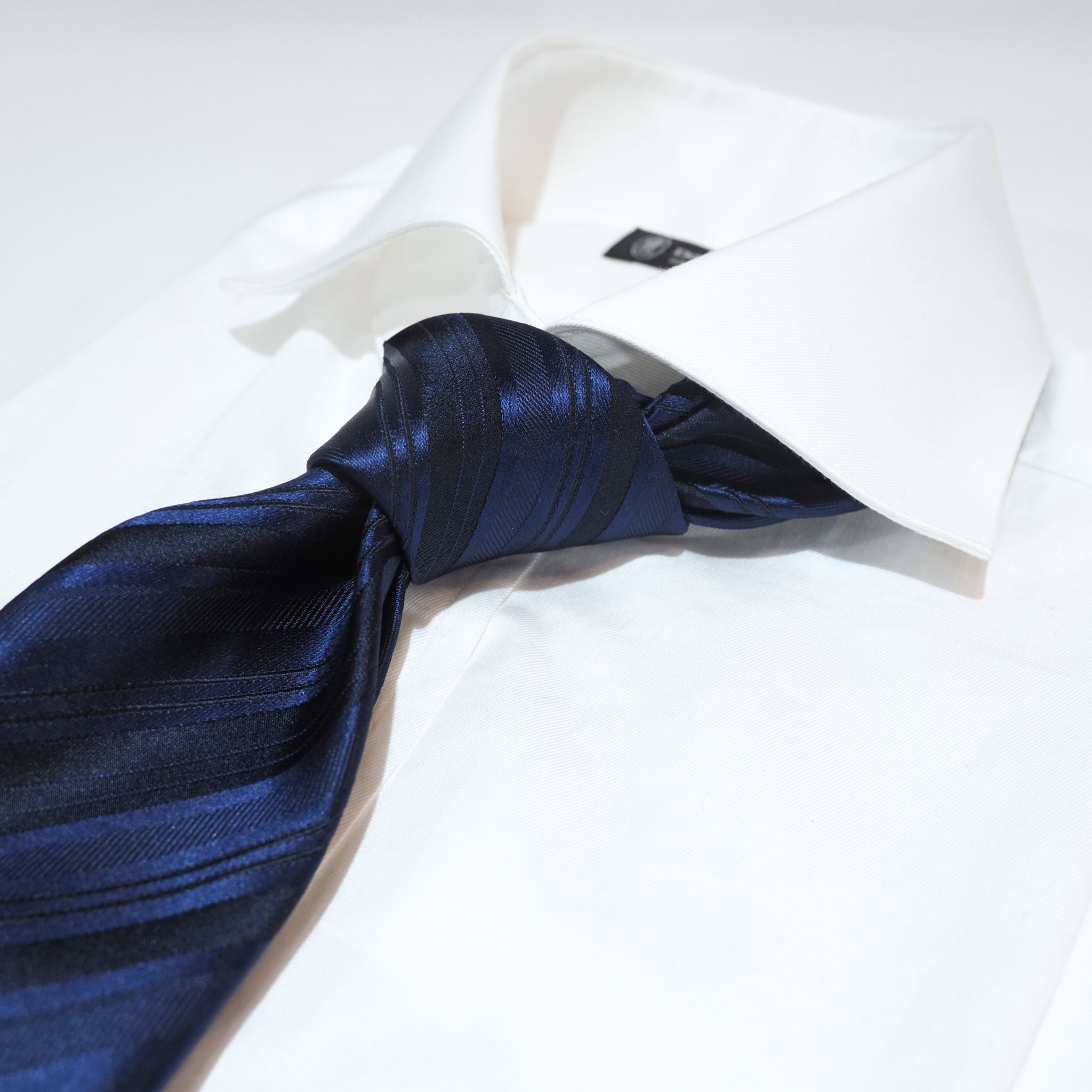 オリジナルソリッドタイ【紺】①