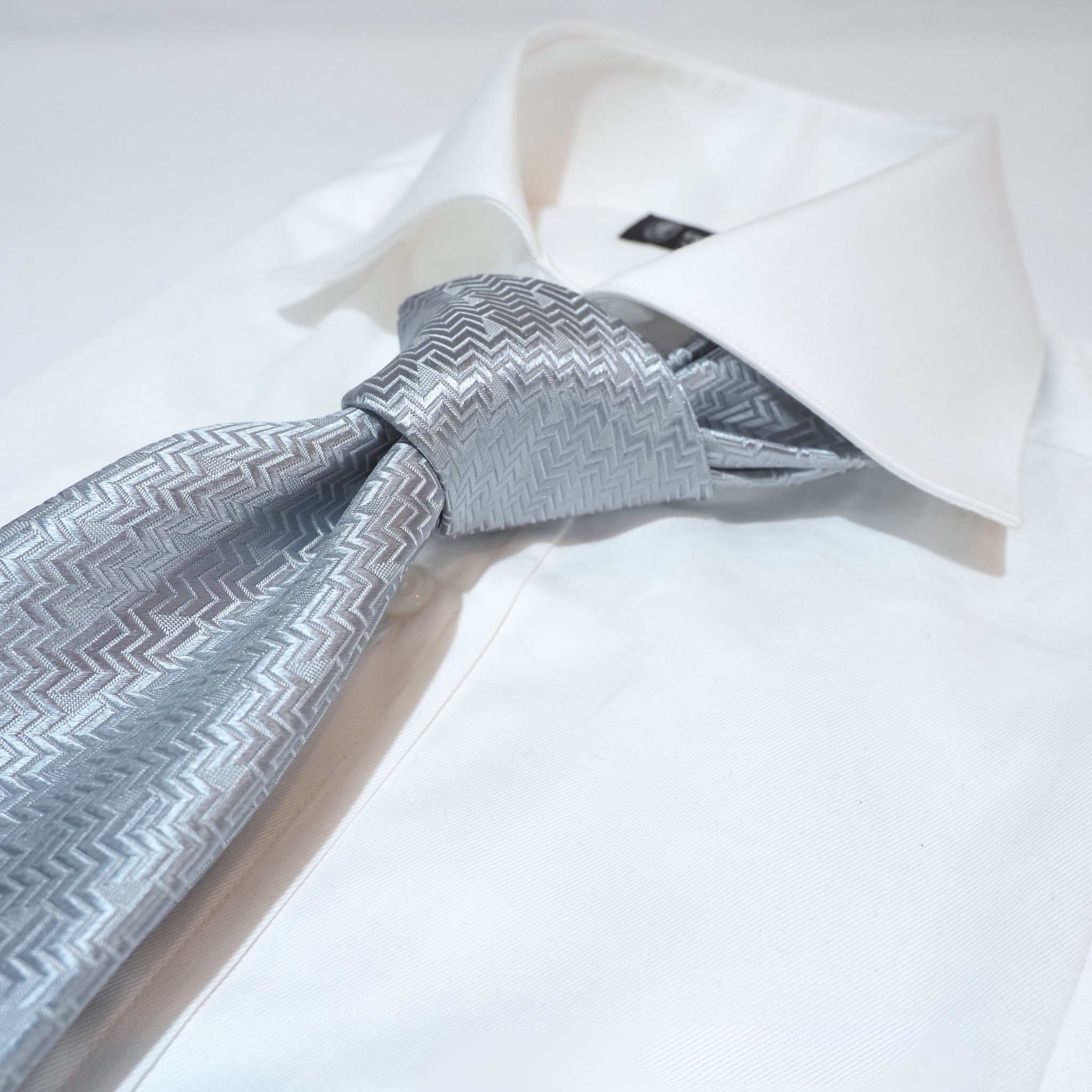 オリジナルソリッドタイ【シルバー】①