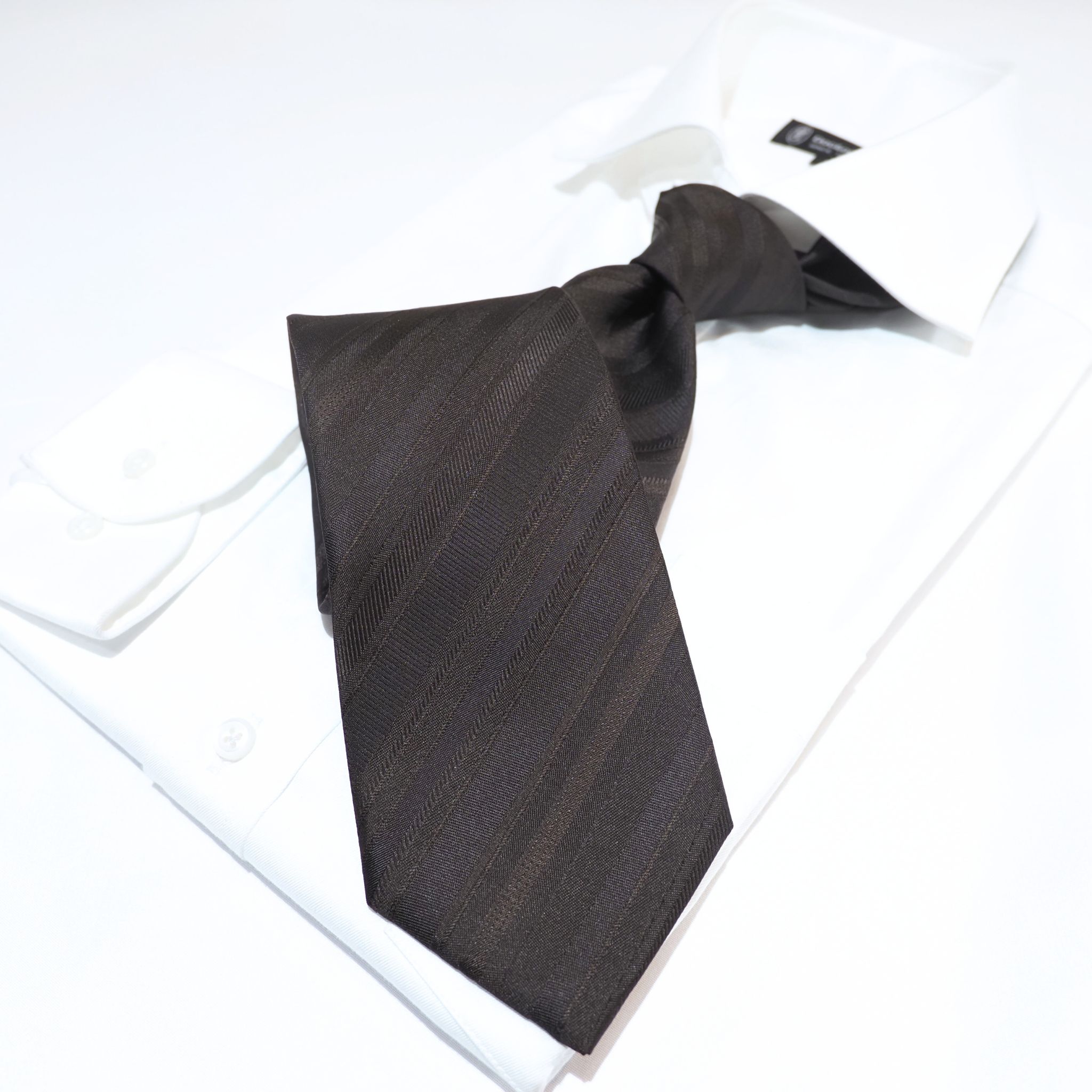 オリジナルソリッドタイ【ブラウン】①