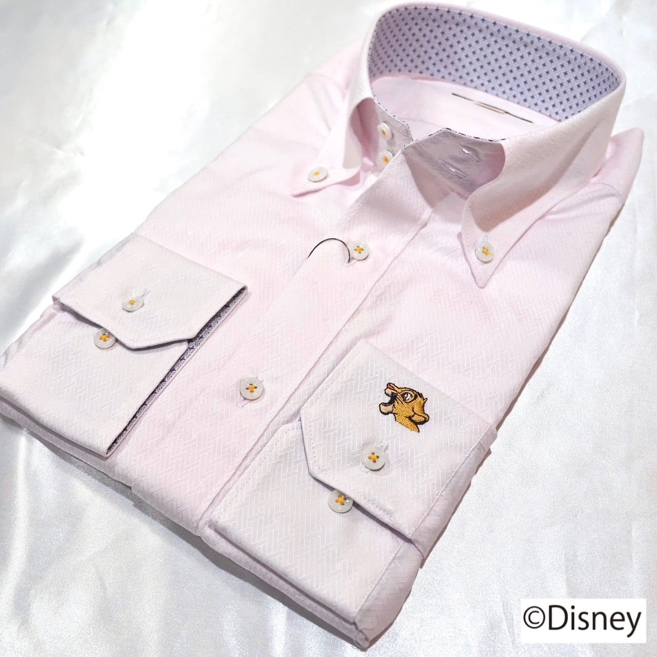 【Disney】ライオン・キング/刺繍ワイシャツ　【L】