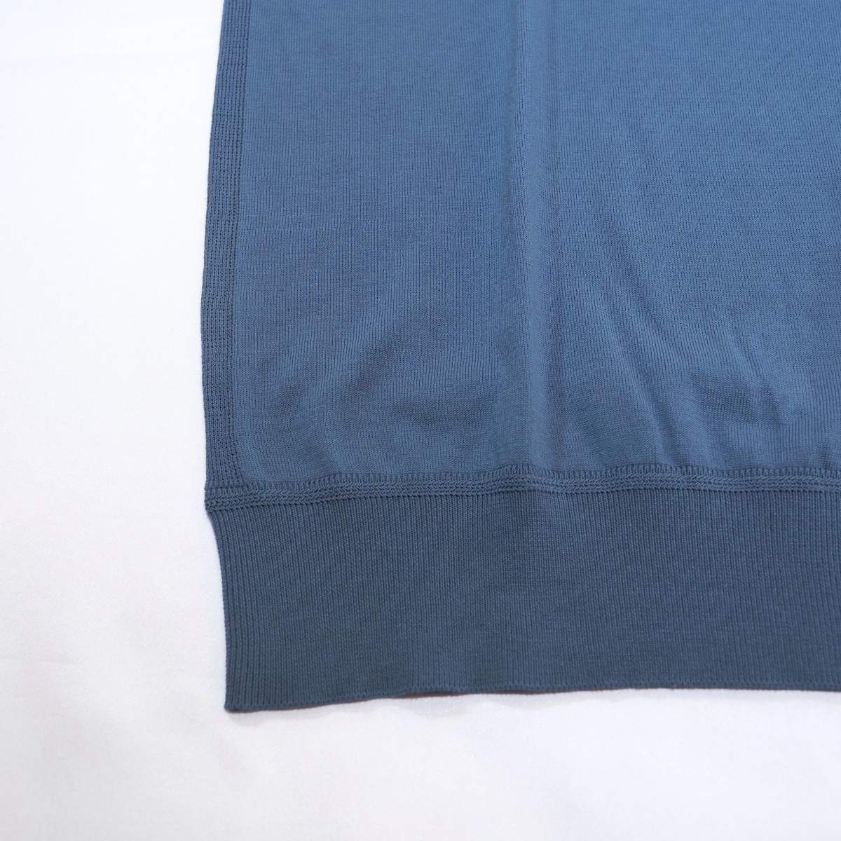 【半袖サマーニット クルーネック M】 KN6102-26DB-2