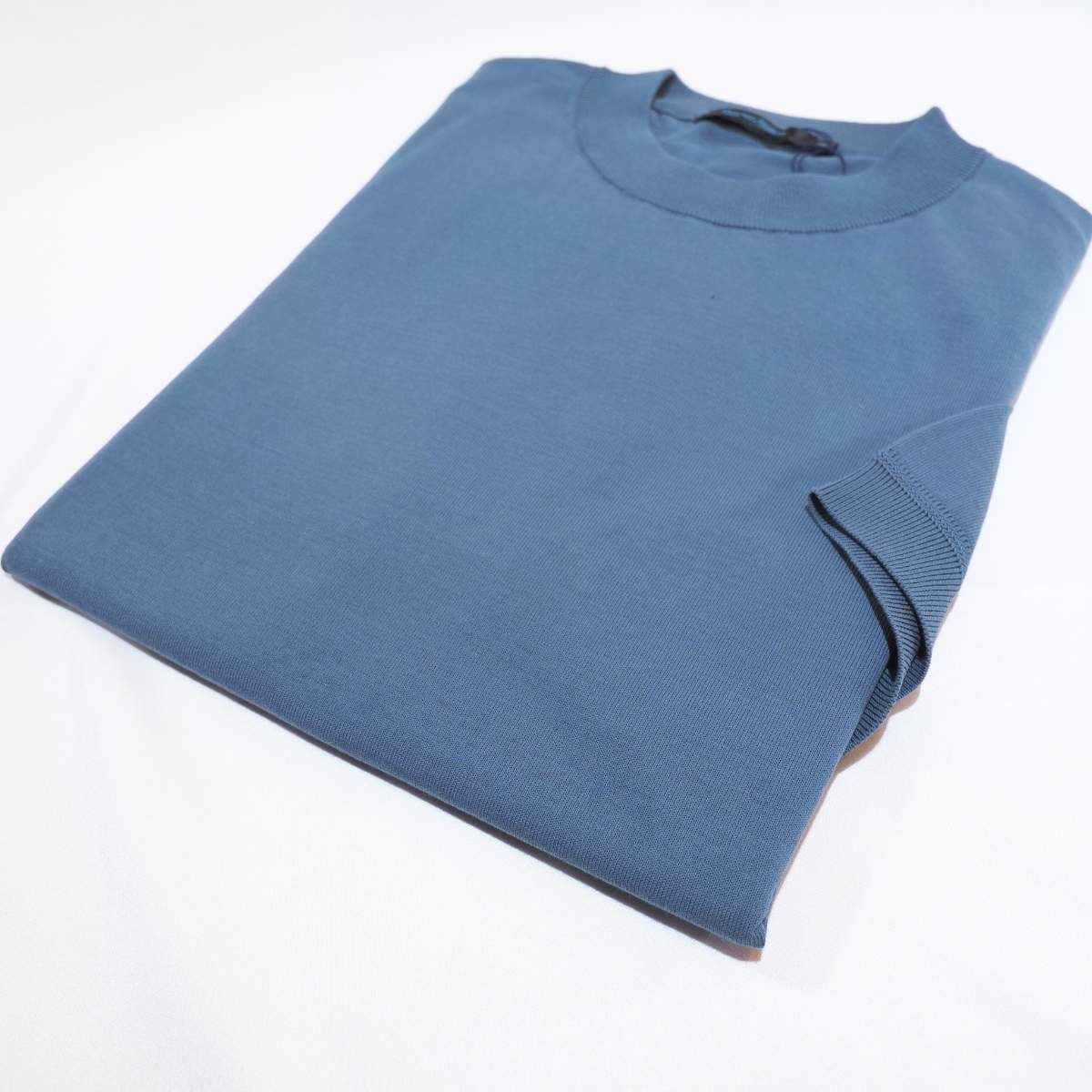 【半袖サマーニット クルーネック M】 KN6102-26DB-2