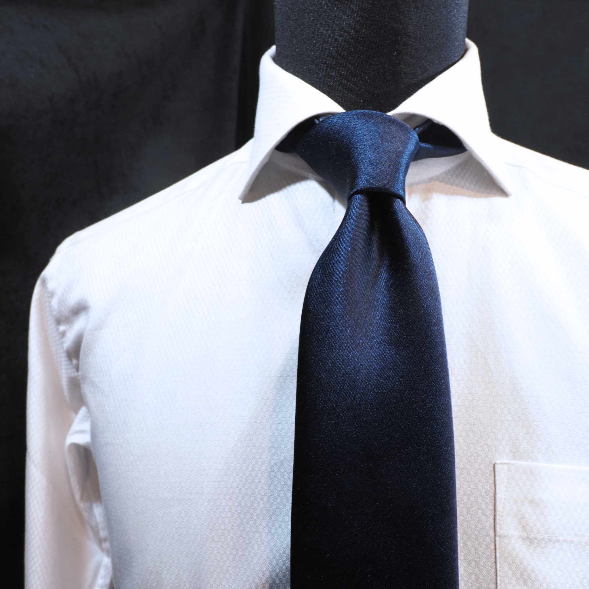 ゴールドネーム<6色メランジ> 濃紺