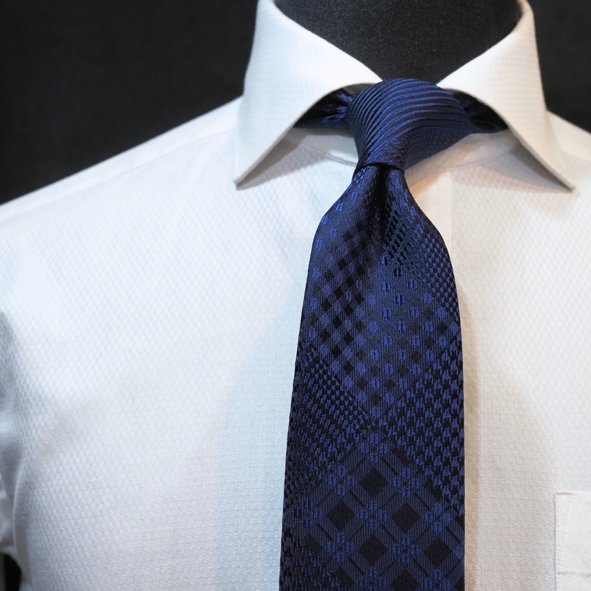 オリジナルソリッドタイ【紺】