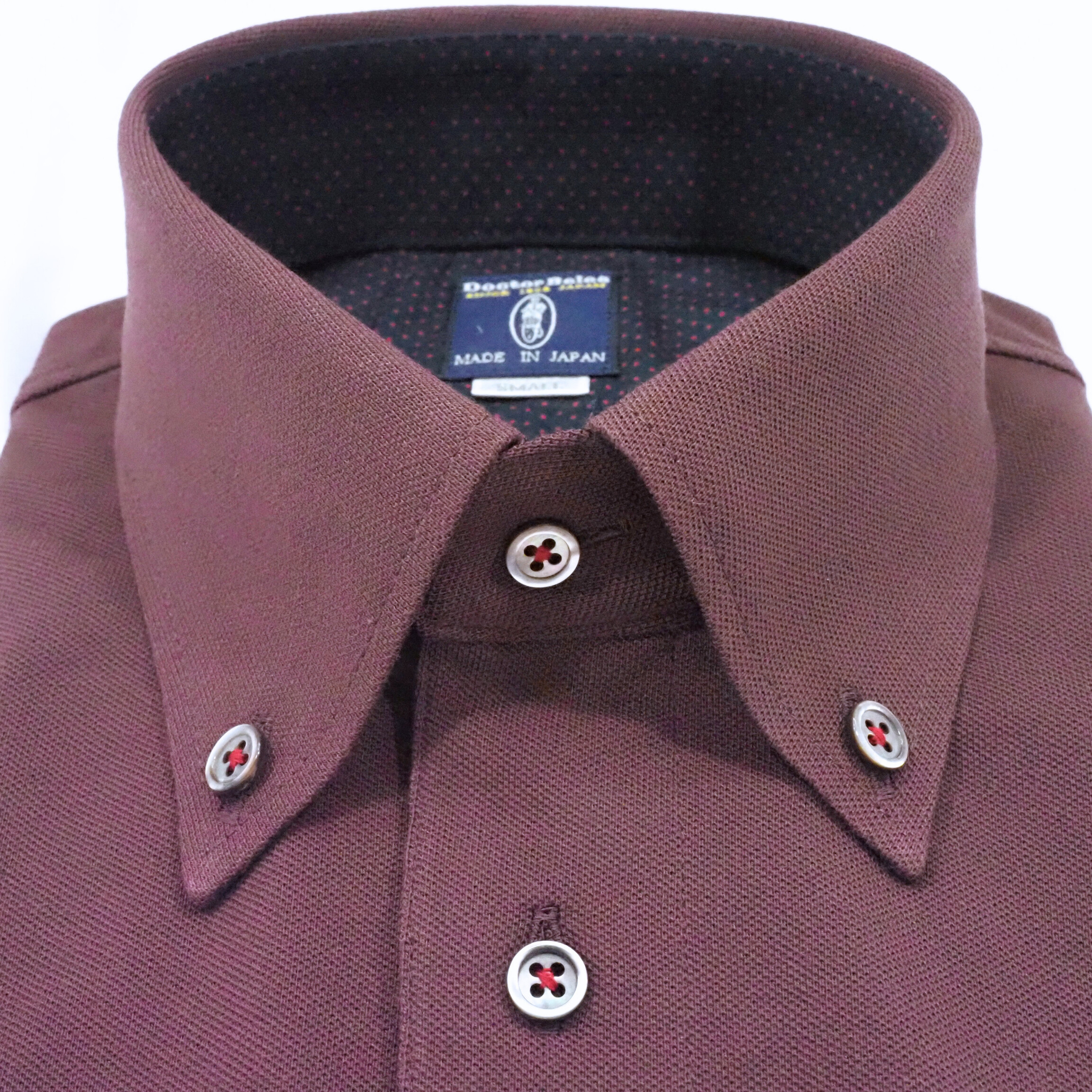 【半袖 3L】ニットポロシャツ　324982-2  ボルドー