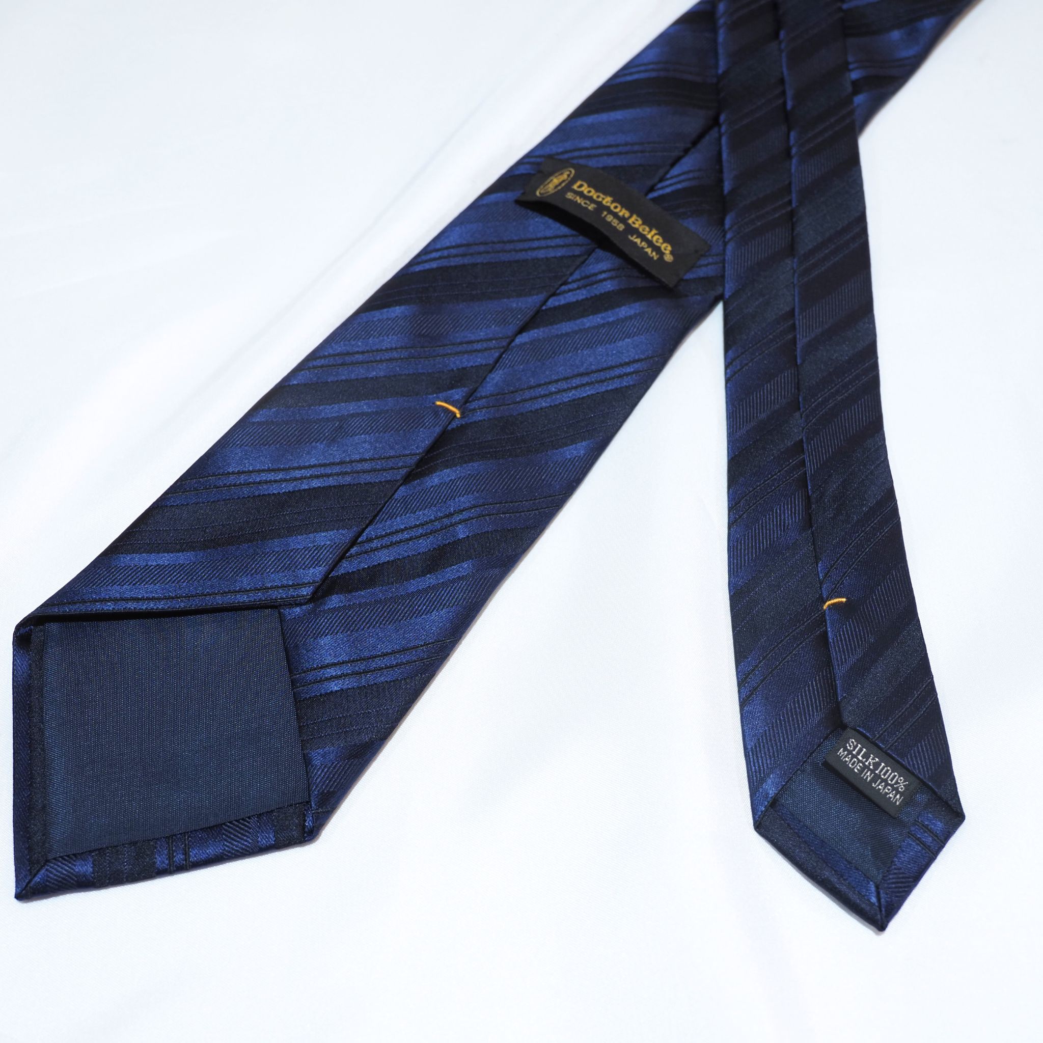 オリジナルソリッドタイ【紺】①