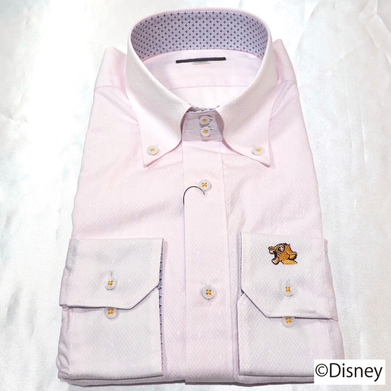 【Disney】ライオン・キング/刺繍ワイシャツ　【L】