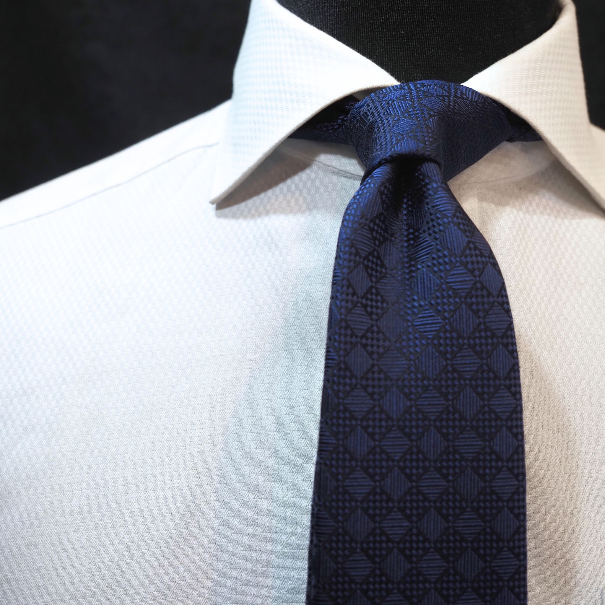 オリジナルソリッドタイ【紺】④