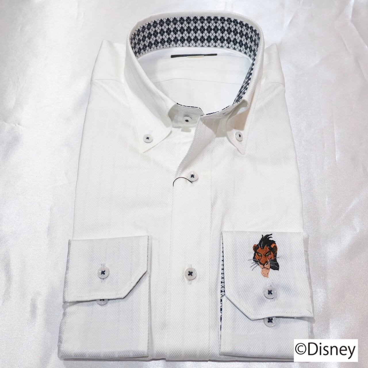 【Disney】ライオン・キング/刺繍ワイシャツ　【M】