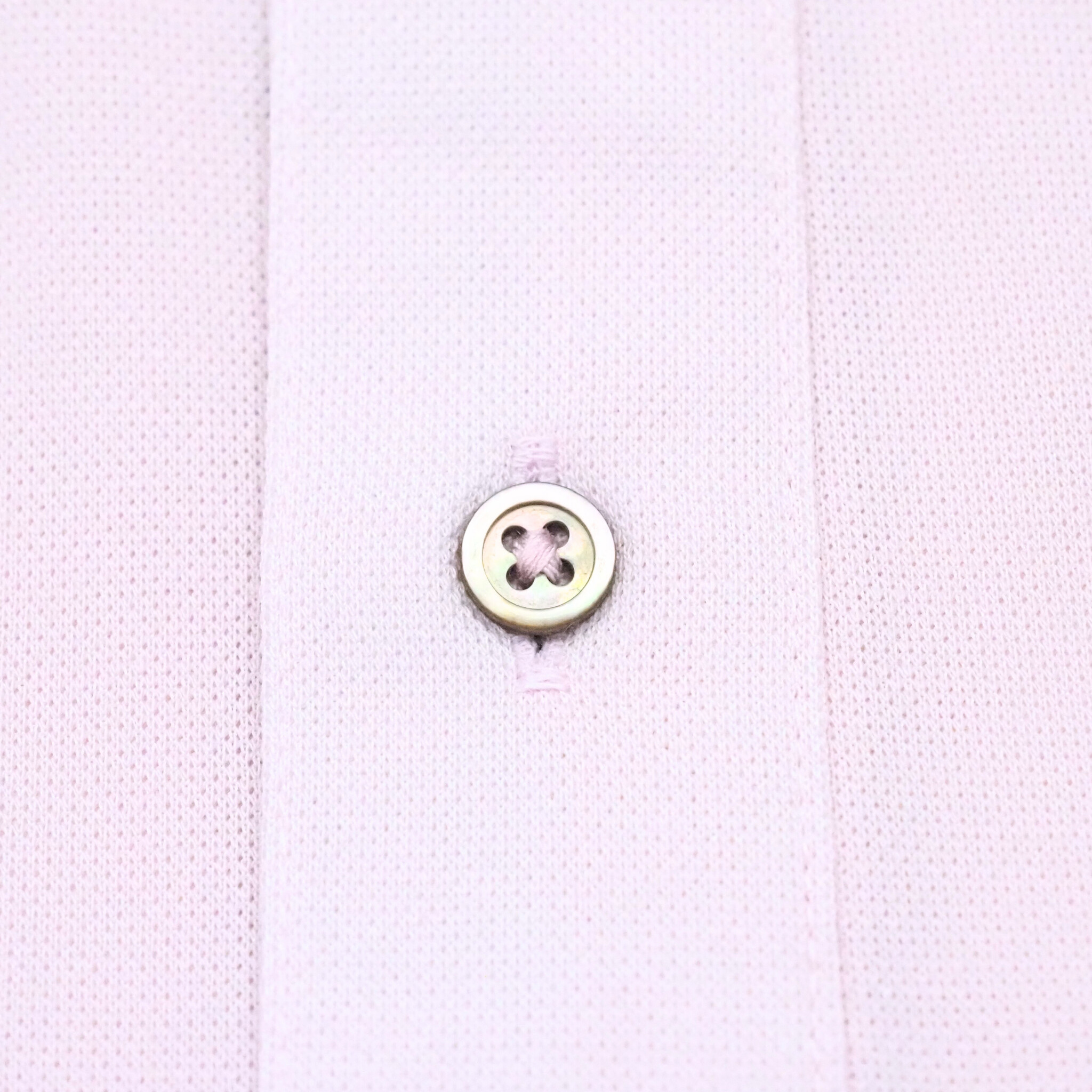 【半袖 L】ニットポロシャツ　324986-2　ピンク