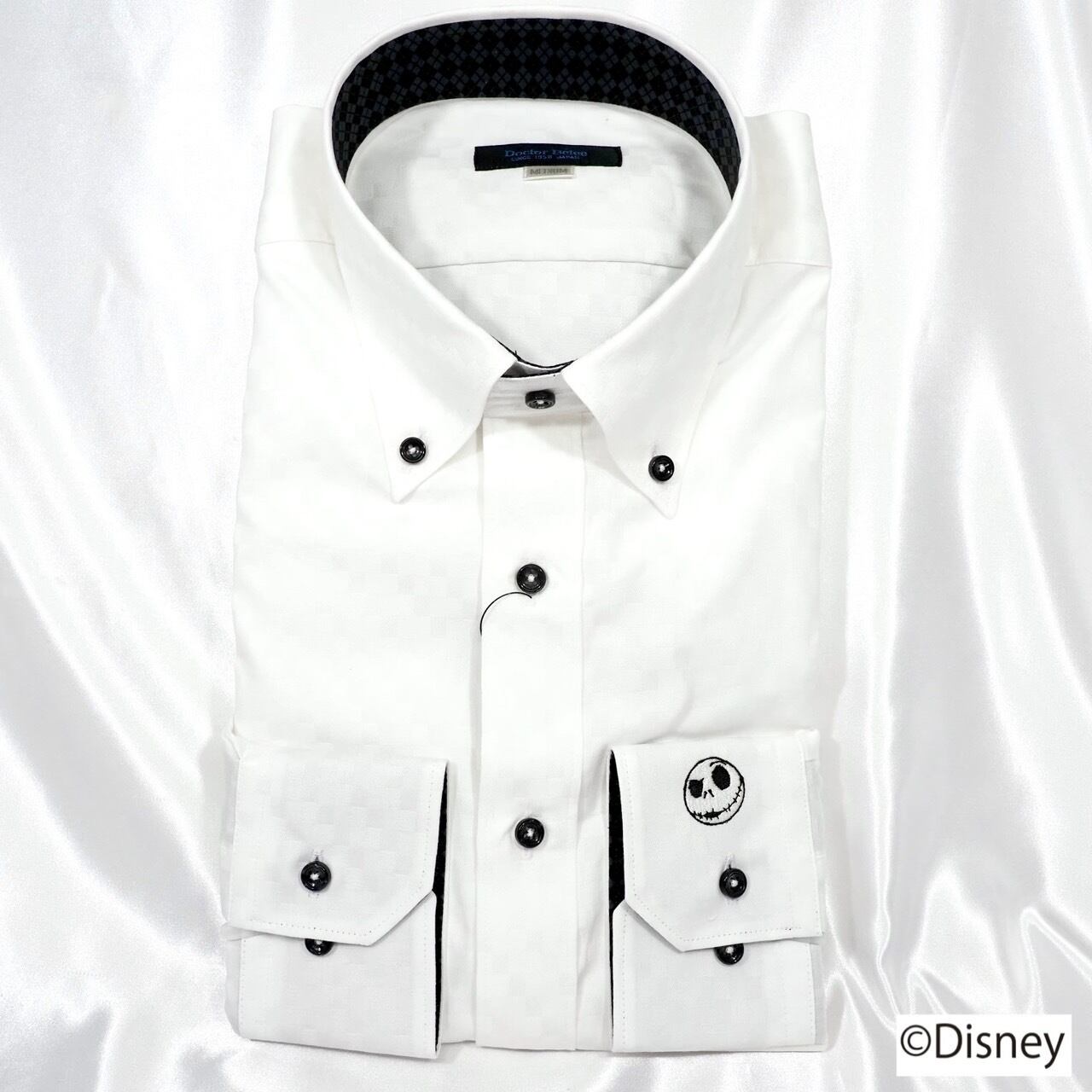 【Disney/ジャック・スケリントン】限定刺繍ワイシャツ　Sサイズ