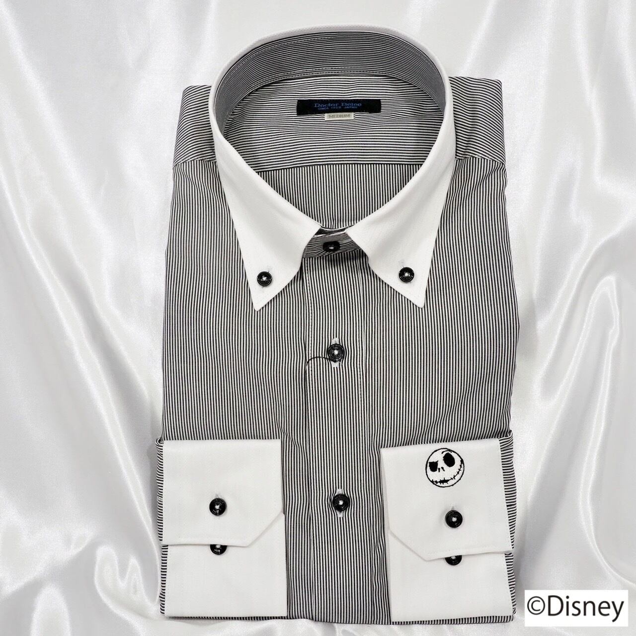 【Disney/ジャック・スケリントン】限定刺繍ワイシャツ　Lサイズ