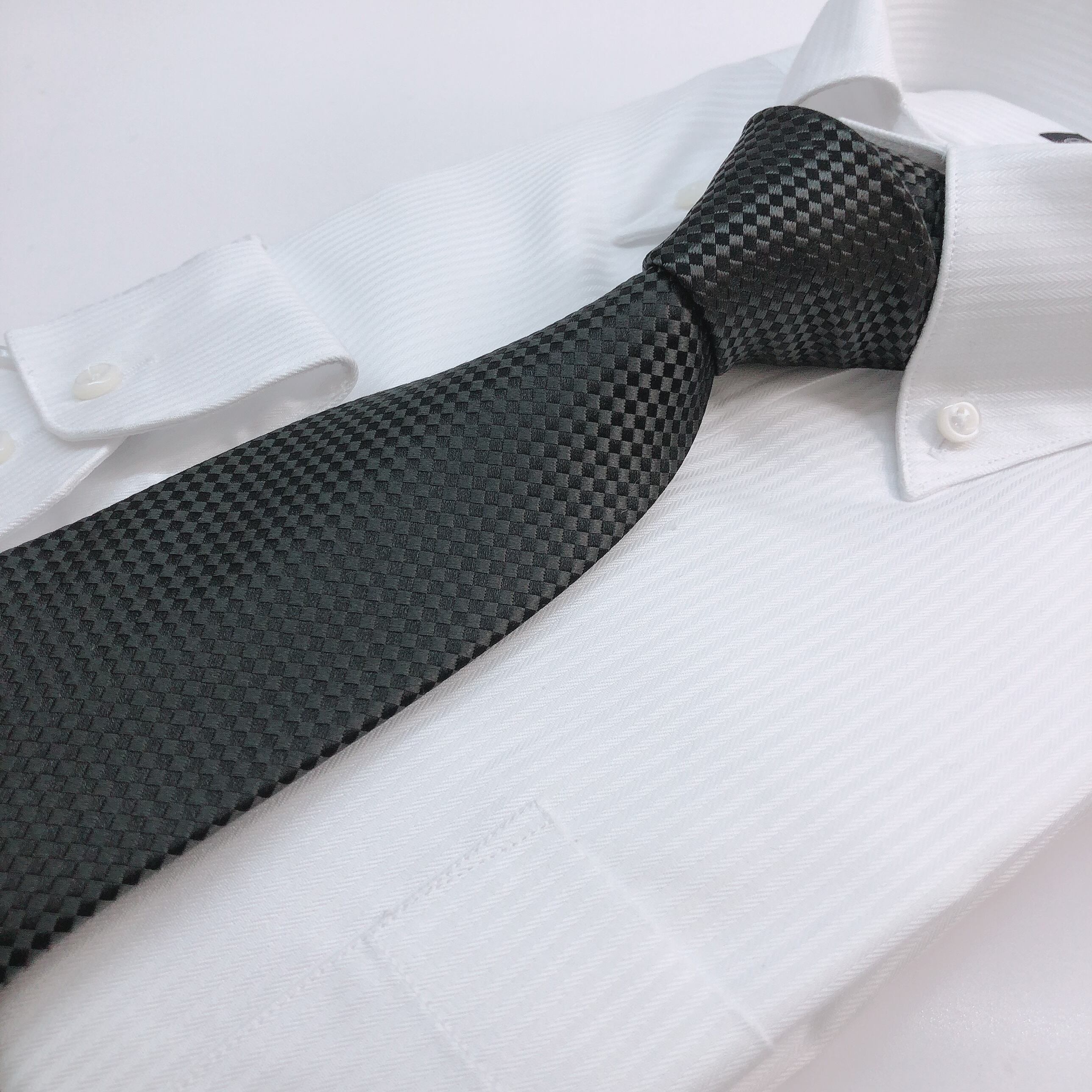 ソリッドタイ【チャコールグレー】