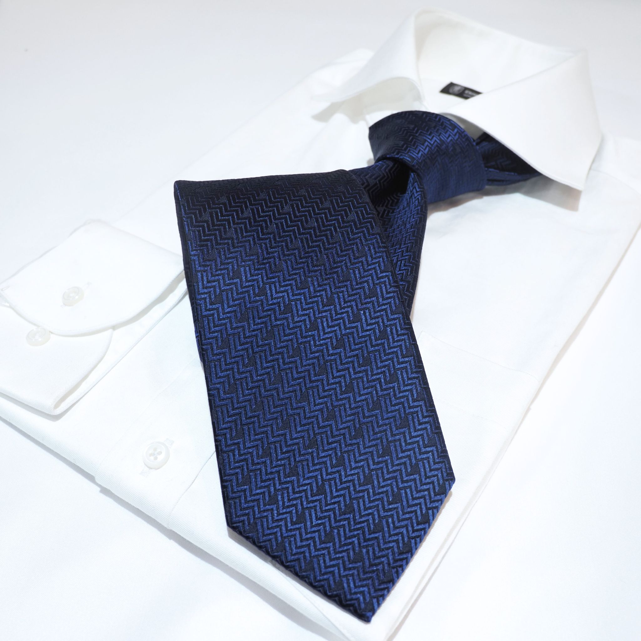 オリジナルソリッドタイ【紺】②